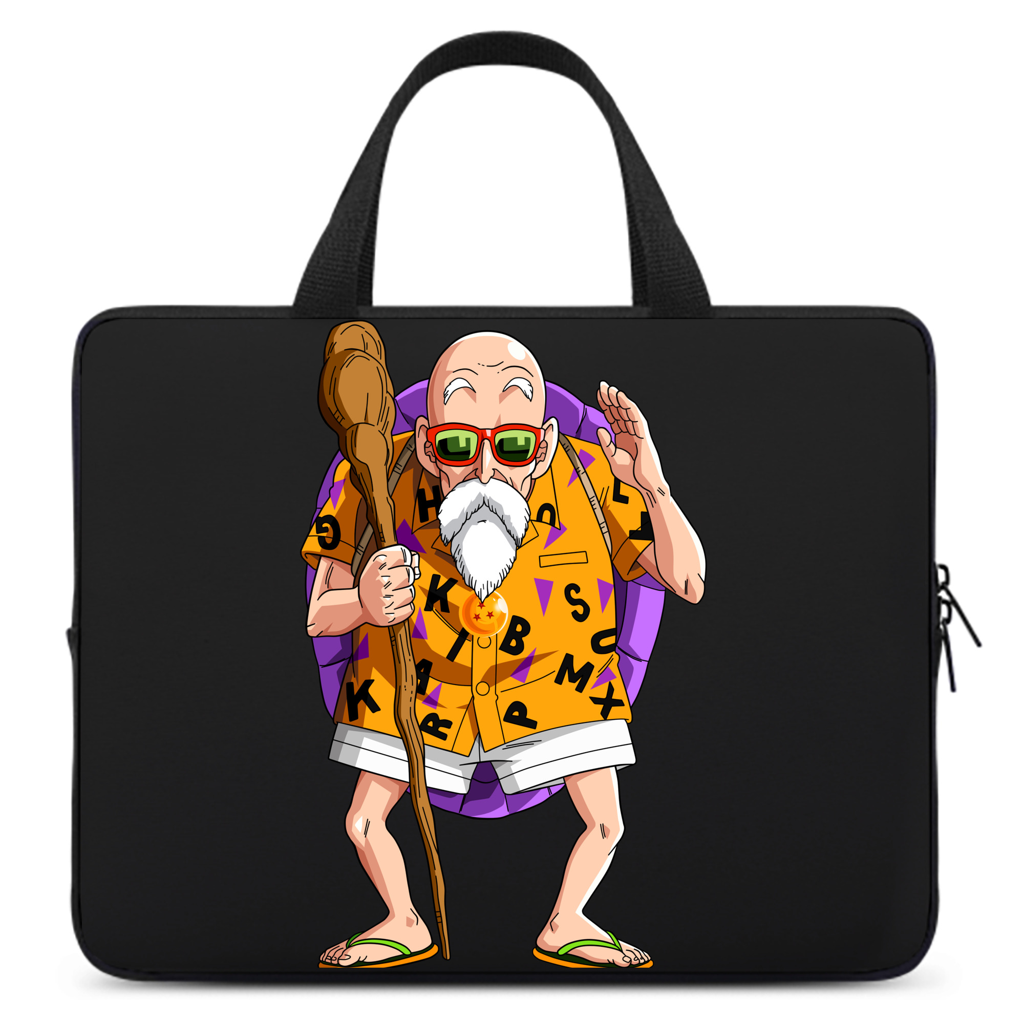 （画像用） ドラゴンボール 亀仙人（かめせんにん） DRAGON BALL Master Roshi Kame Sennin 手提げノートパソコンバッグ