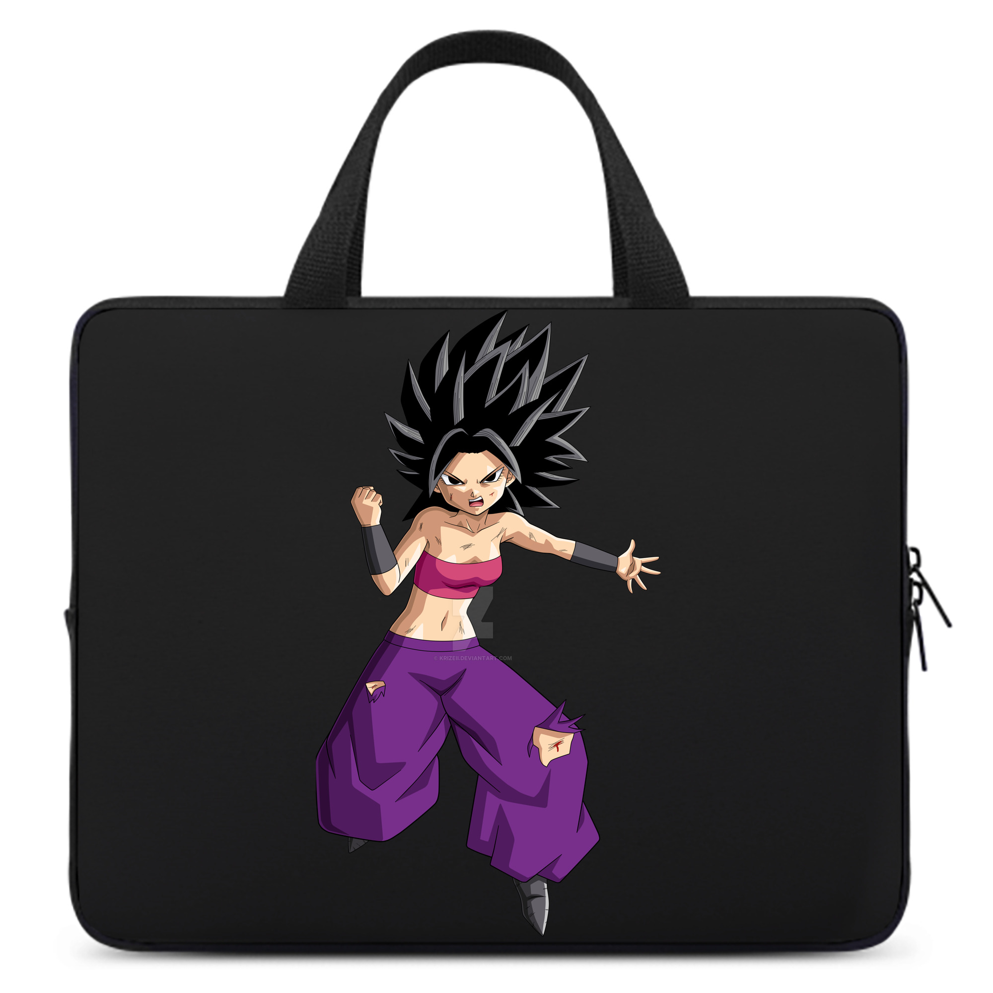（画像用） ドラゴンボール カリフラ DRAGON BALL Caulifla 手提げノートパソコンバッグ