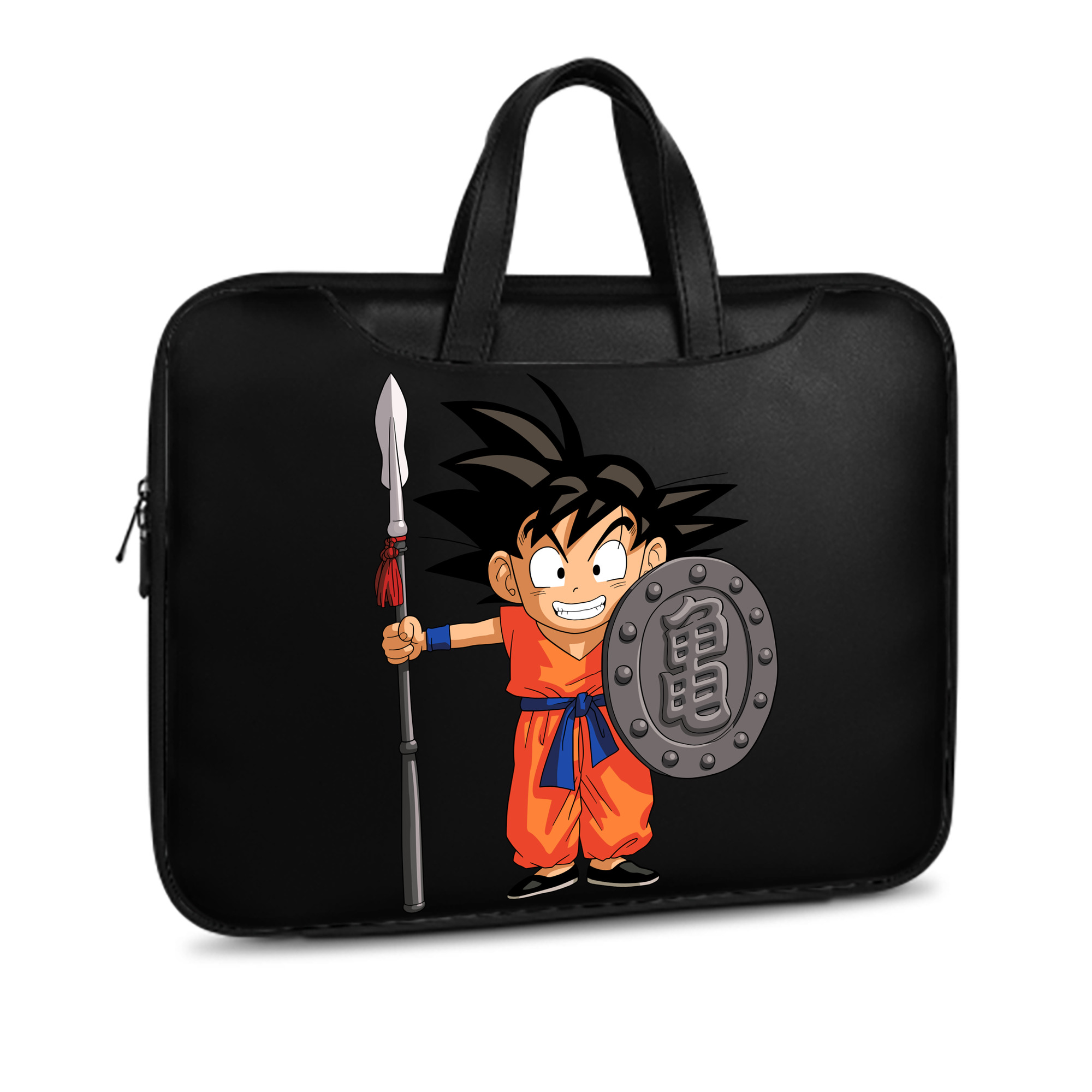 （画像用） ドラゴンボール 孫悟空（そん ごくう）Son Goku カカロット DRAGON BALL Kakarotto レザーラップトップバッグ　ノートパソコンケース