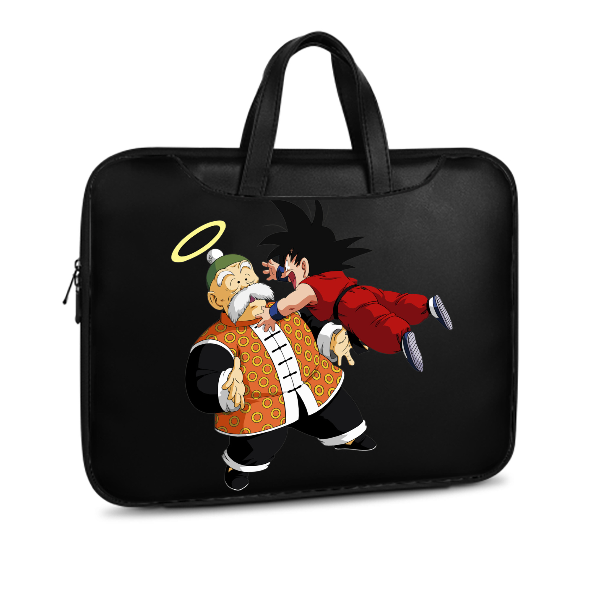 （画像用） ドラゴンボール 孫悟空（そん ごくう）Son Goku カカロット DRAGON BALL Kakarotto レザーラップトップバッグ　ノートパソコンケース