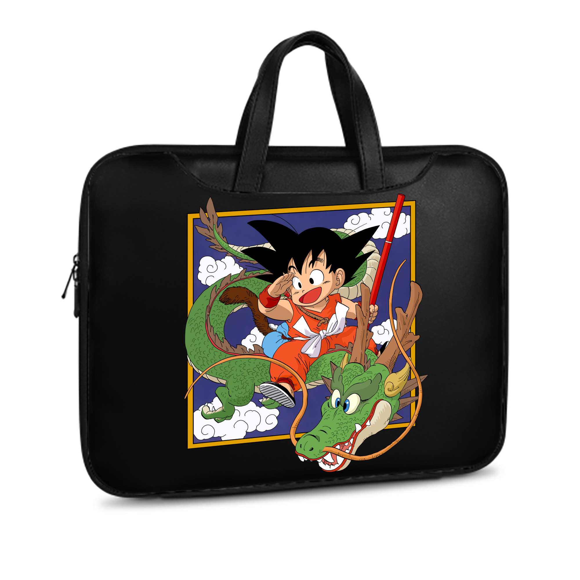 （画像用） ドラゴンボール 孫悟空（そん ごくう）Son Goku カカロット DRAGON BALL Kakarotto レザーラップトップバッグ　ノートパソコンケース