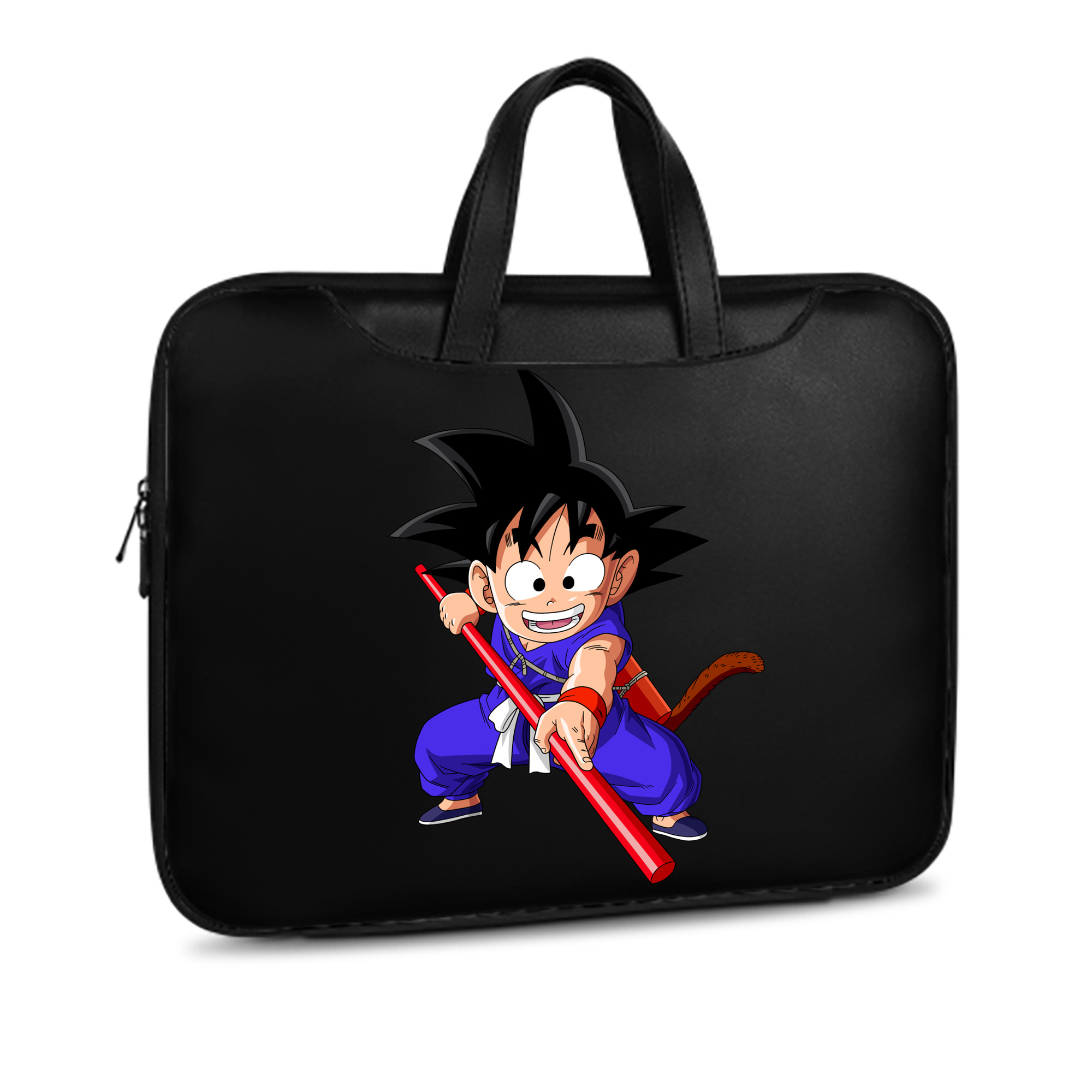 （画像用） ドラゴンボール 孫悟空（そん ごくう）Son Goku カカロット DRAGON BALL Kakarotto レザーラップトップバッグ　ノートパソコンケース