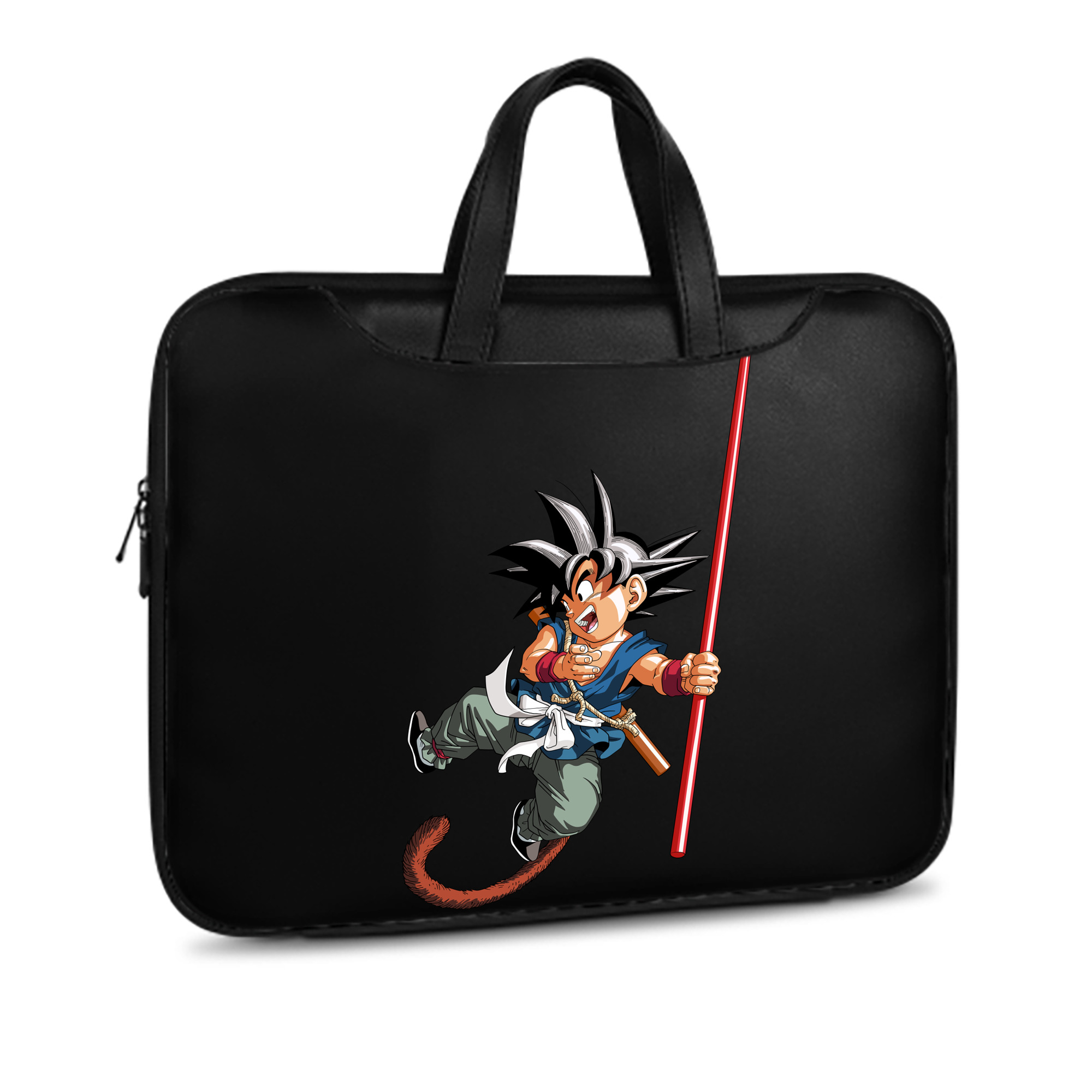 （画像用） ドラゴンボール 孫悟空（そん ごくう）Son Goku カカロット DRAGON BALL Kakarotto レザーラップトップバッグ　ノートパソコンケース