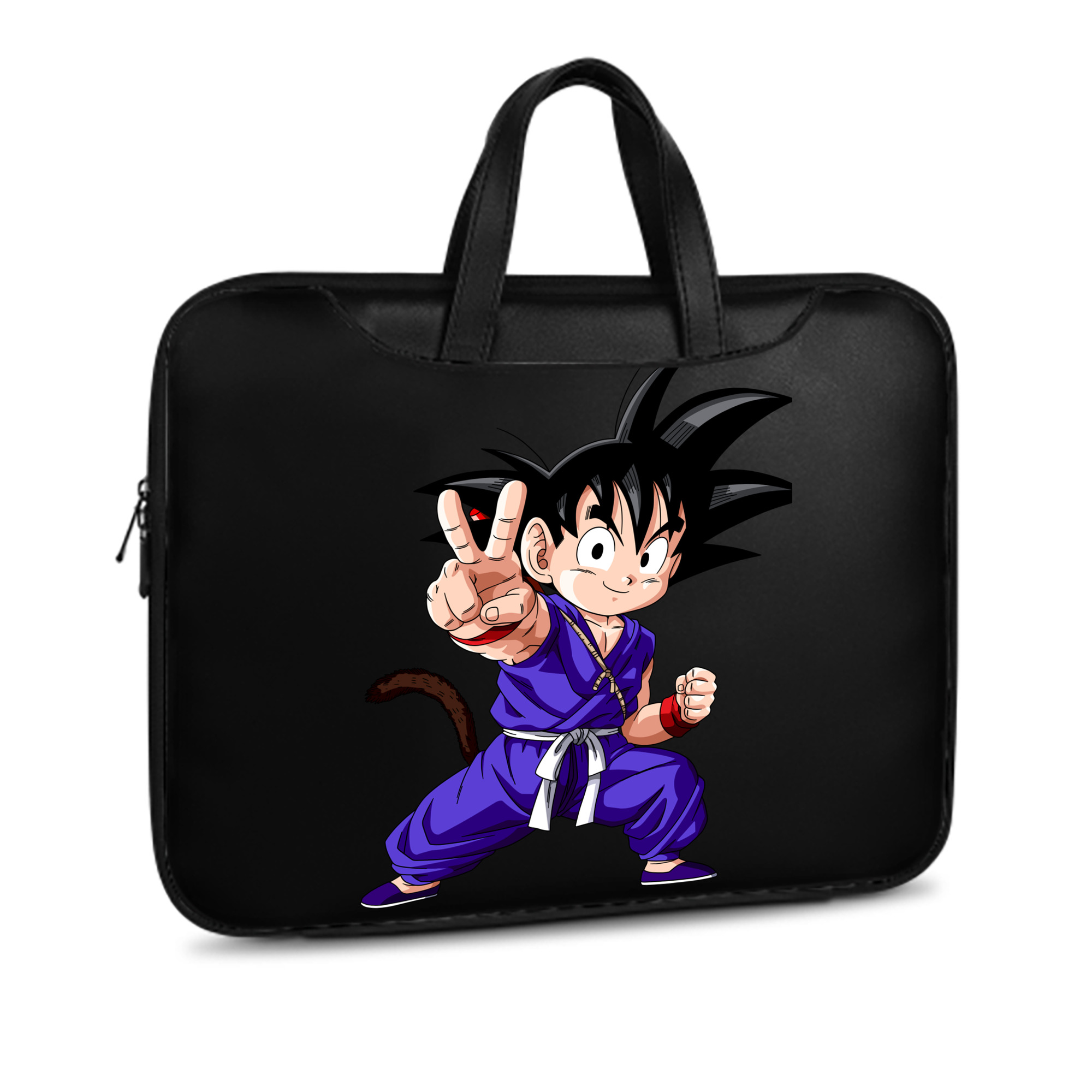 （画像用） ドラゴンボール 孫悟空（そん ごくう）Son Goku カカロット DRAGON BALL Kakarotto レザーラップトップバッグ　ノートパソコンケース