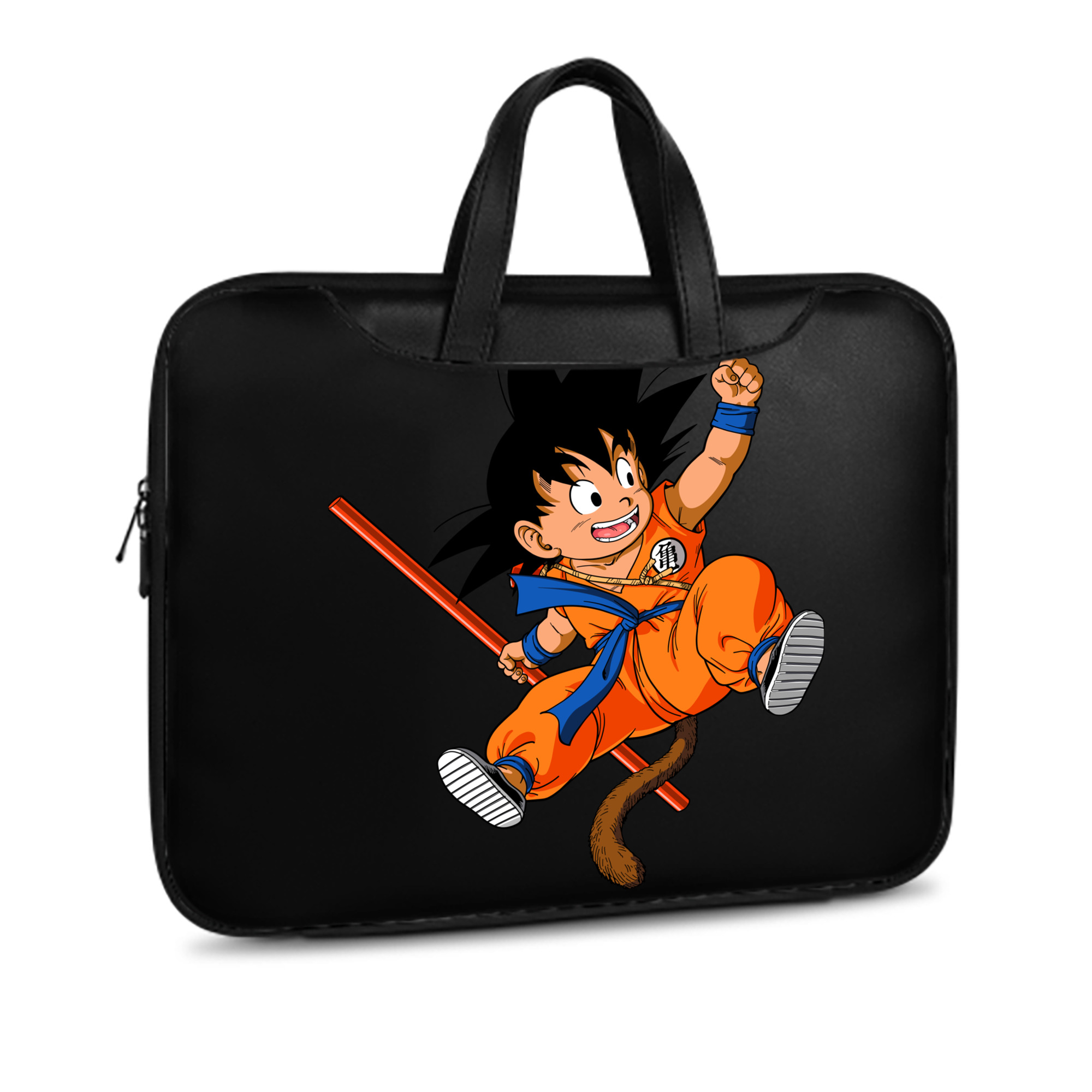 （画像用） ドラゴンボール 孫悟空（そん ごくう）Son Goku カカロット DRAGON BALL Kakarotto レザーラップトップバッグ　ノートパソコンケース