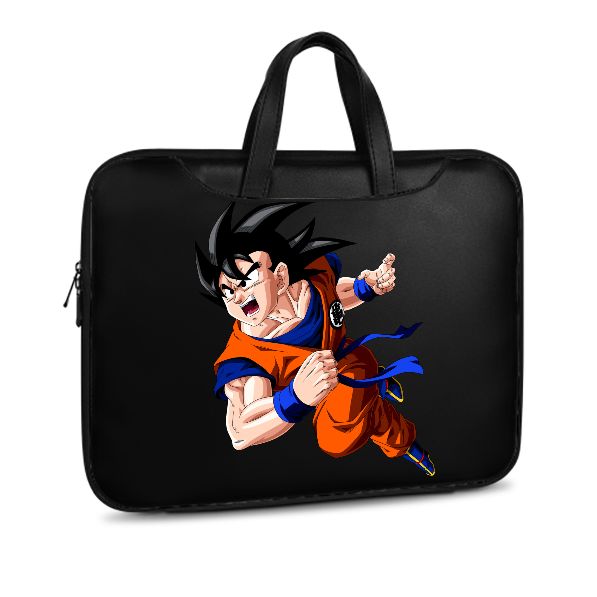 （画像用） ドラゴンボール 孫悟空（そん ごくう）Son Goku カカロット DRAGON BALL Kakarotto レザーラップトップバッグ　ノートパソコンケース