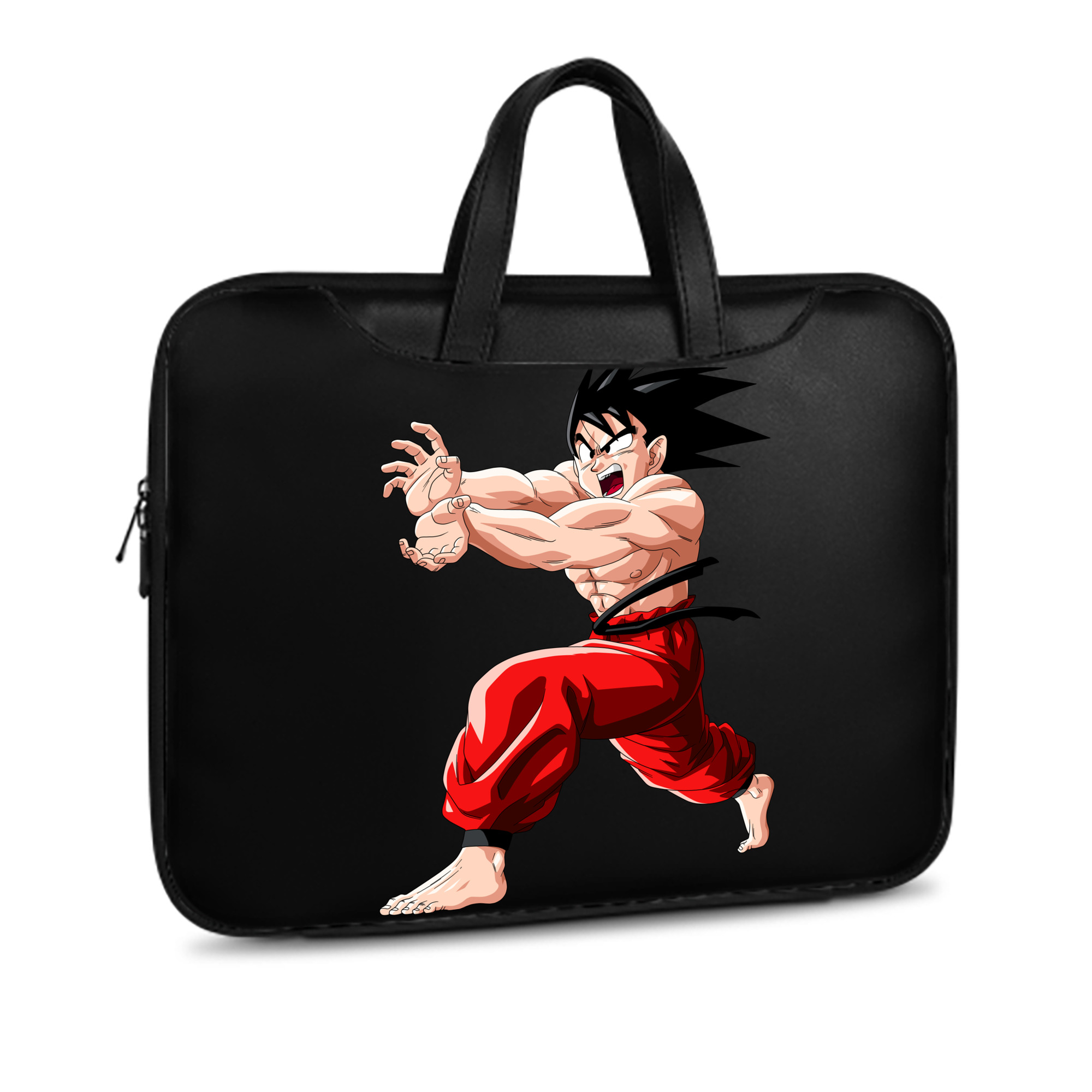 （画像用） ドラゴンボール 孫悟空（そん ごくう）Son Goku カカロット DRAGON BALL Kakarotto レザーラップトップバッグ　ノートパソコンケース