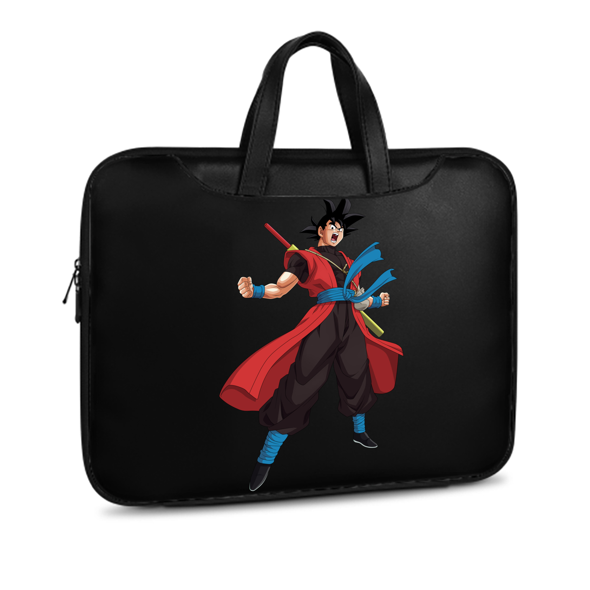 （画像用） ドラゴンボール 孫悟空（そん ごくう）Son Goku カカロット DRAGON BALL Kakarotto レザーラップトップバッグ　ノートパソコンケース