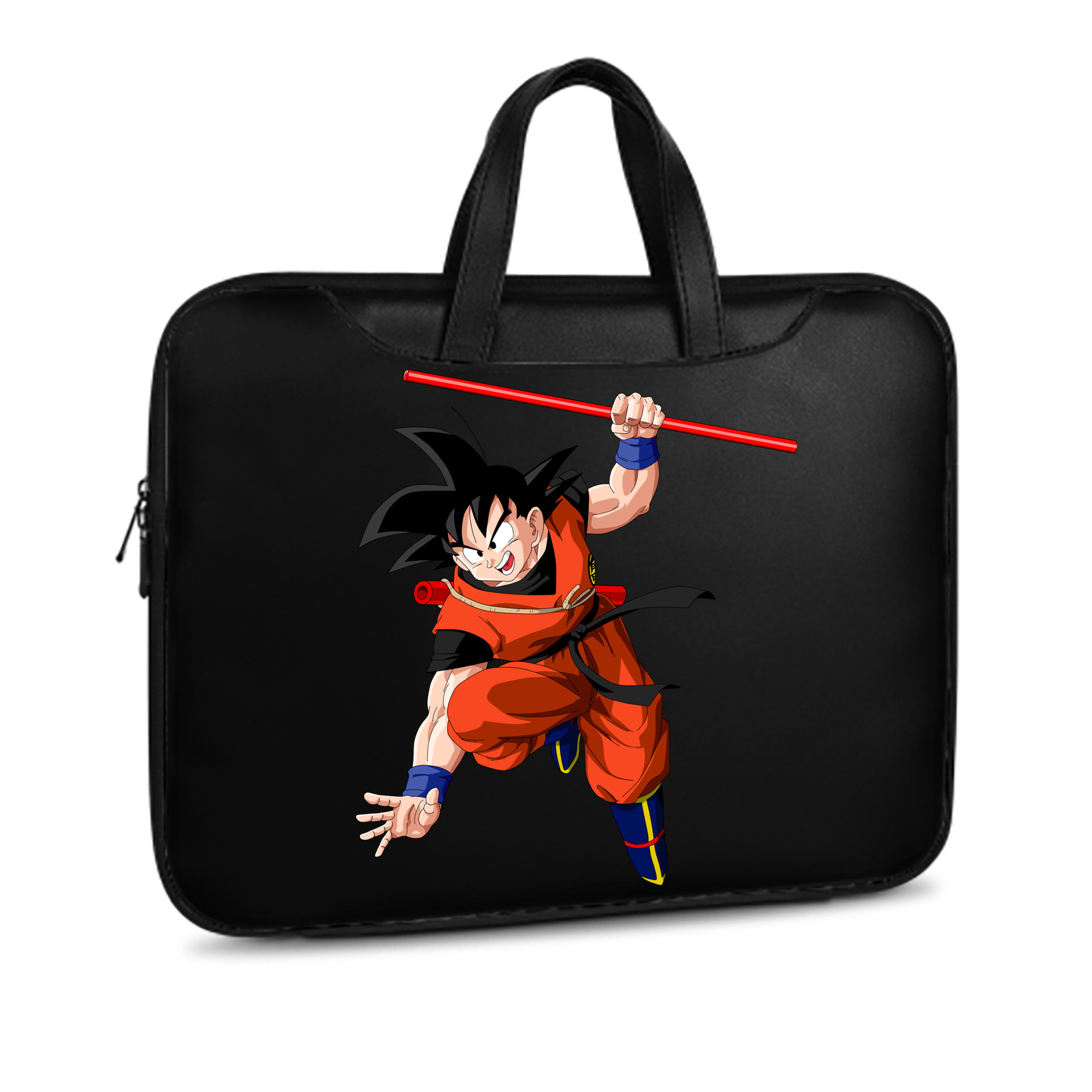 （画像用） ドラゴンボール 孫悟空（そん ごくう）Son Goku カカロット DRAGON BALL Kakarotto レザーラップトップバッグ　ノートパソコンケース