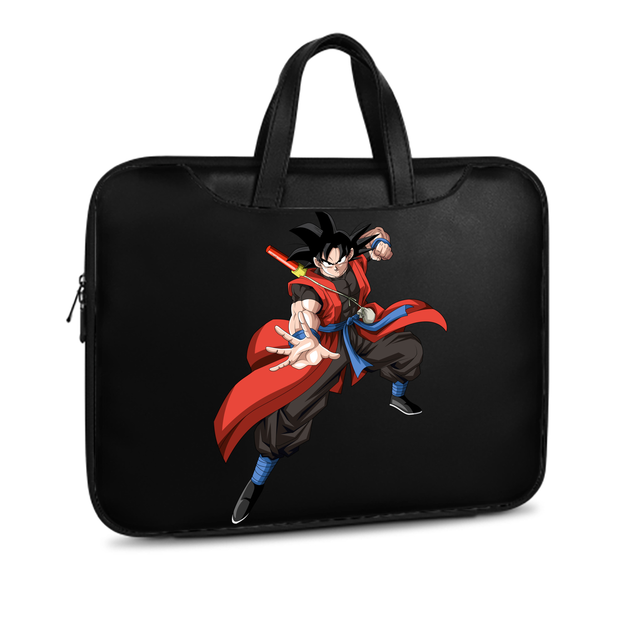 （画像用） ドラゴンボール 孫悟空（そん ごくう）Son Goku カカロット DRAGON BALL Kakarotto レザーラップトップバッグ　ノートパソコンケース