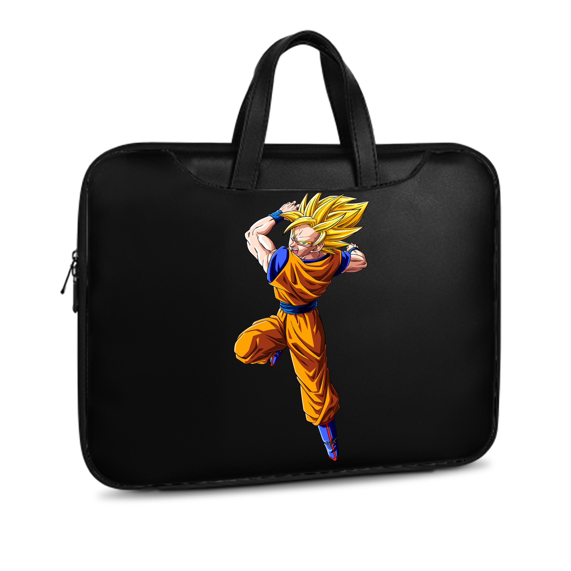 （画像用） ドラゴンボール 孫悟空（そん ごくう）Son Goku カカロット DRAGON BALL Kakarotto レザーラップトップバッグ　ノートパソコンケース