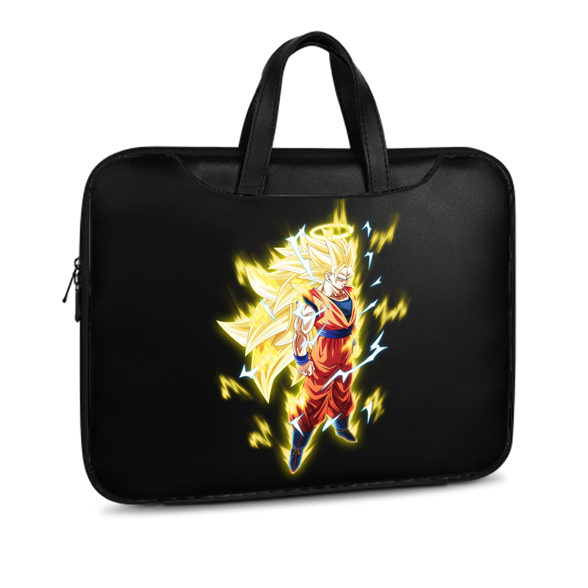 （画像用） ドラゴンボール 孫悟空（そん ごくう）Son Goku カカロット DRAGON BALL Kakarotto レザーラップトップバッグ　ノートパソコンケース