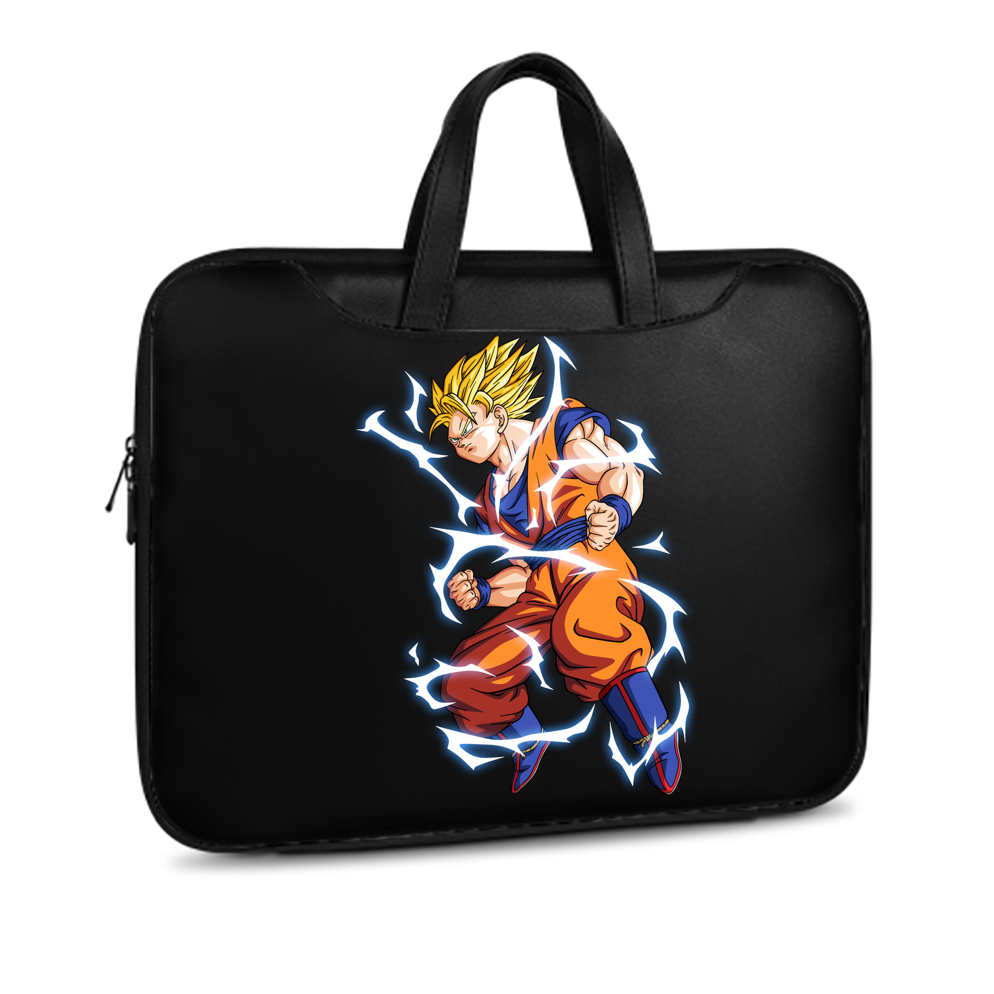 （画像用） ドラゴンボール 孫悟空（そん ごくう）Son Goku カカロット DRAGON BALL Kakarotto レザーラップトップバッグ　ノートパソコンケース
