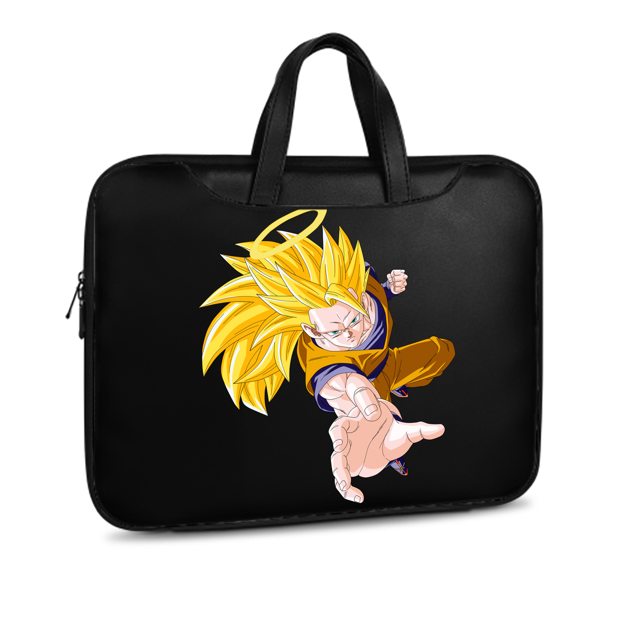 （画像用） ドラゴンボール 孫悟空（そん ごくう）Son Goku カカロット DRAGON BALL Kakarotto レザーラップトップバッグ　ノートパソコンケース