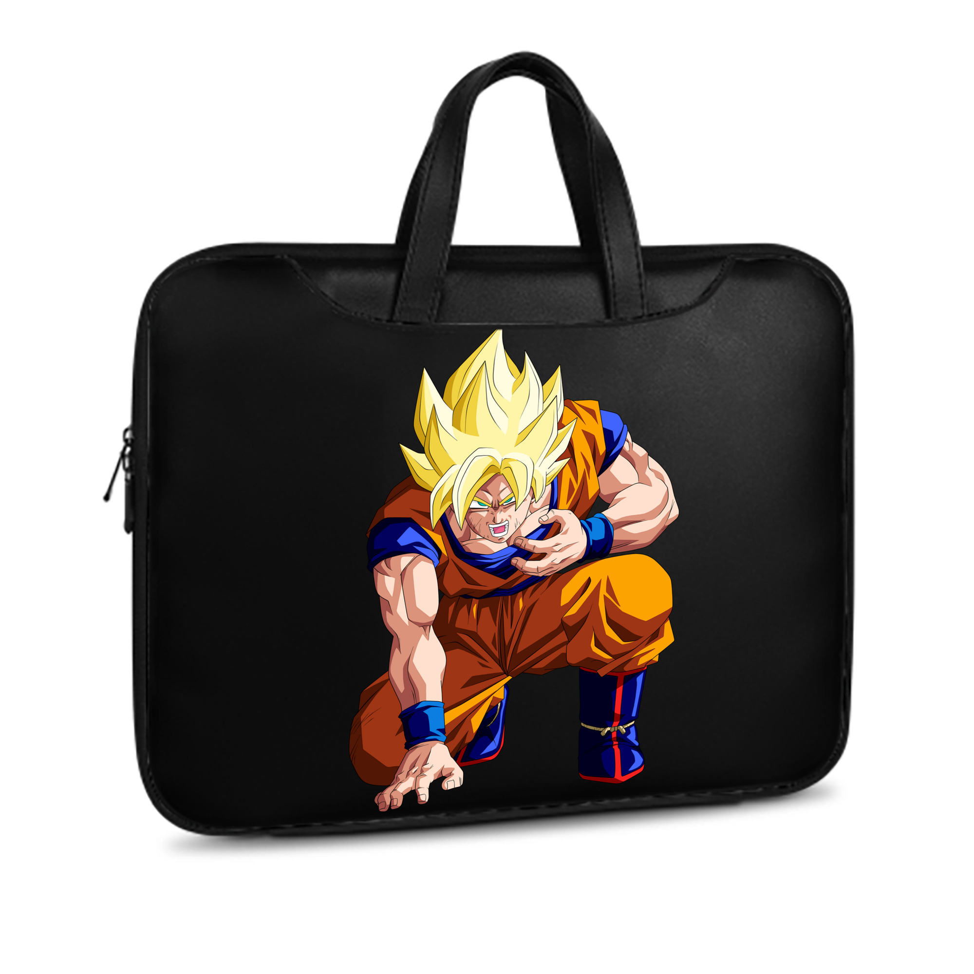 （画像用） ドラゴンボール 孫悟空（そん ごくう）Son Goku カカロット DRAGON BALL Kakarotto レザーラップトップバッグ　ノートパソコンケース