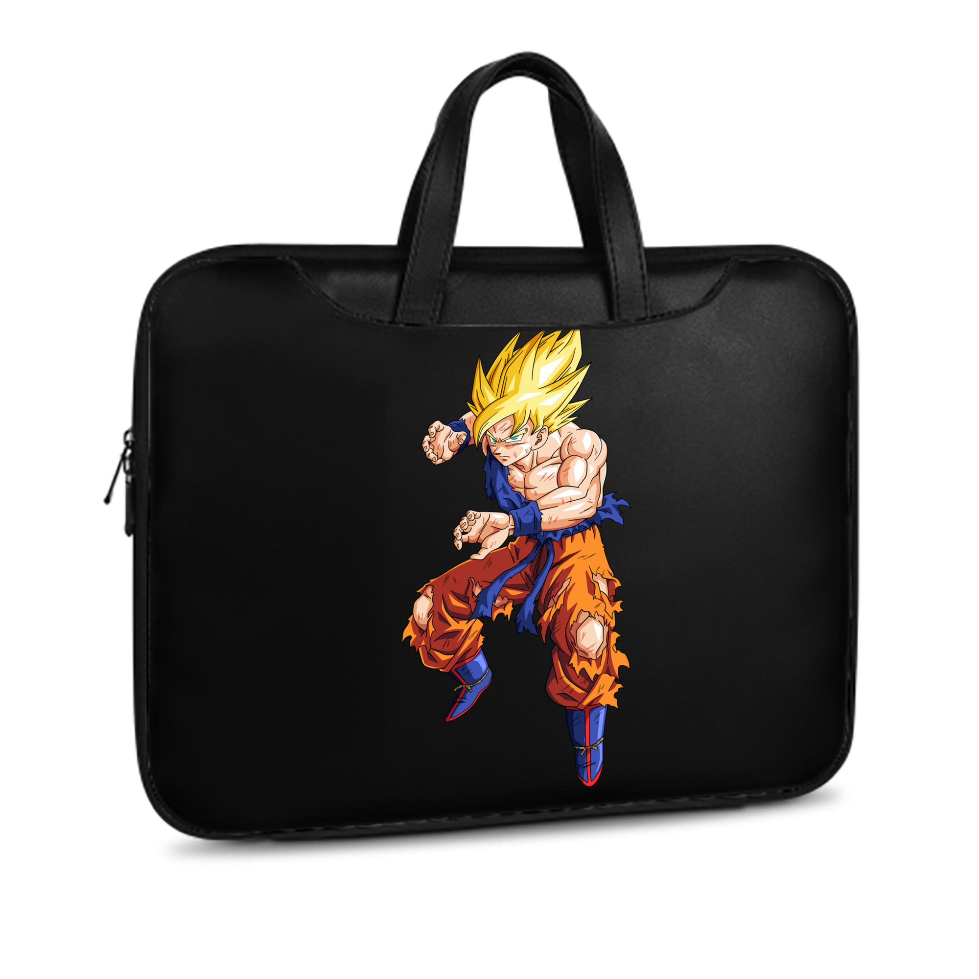 （画像用） ドラゴンボール 孫悟空（そん ごくう）Son Goku カカロット DRAGON BALL Kakarotto レザーラップトップバッグ　ノートパソコンケース