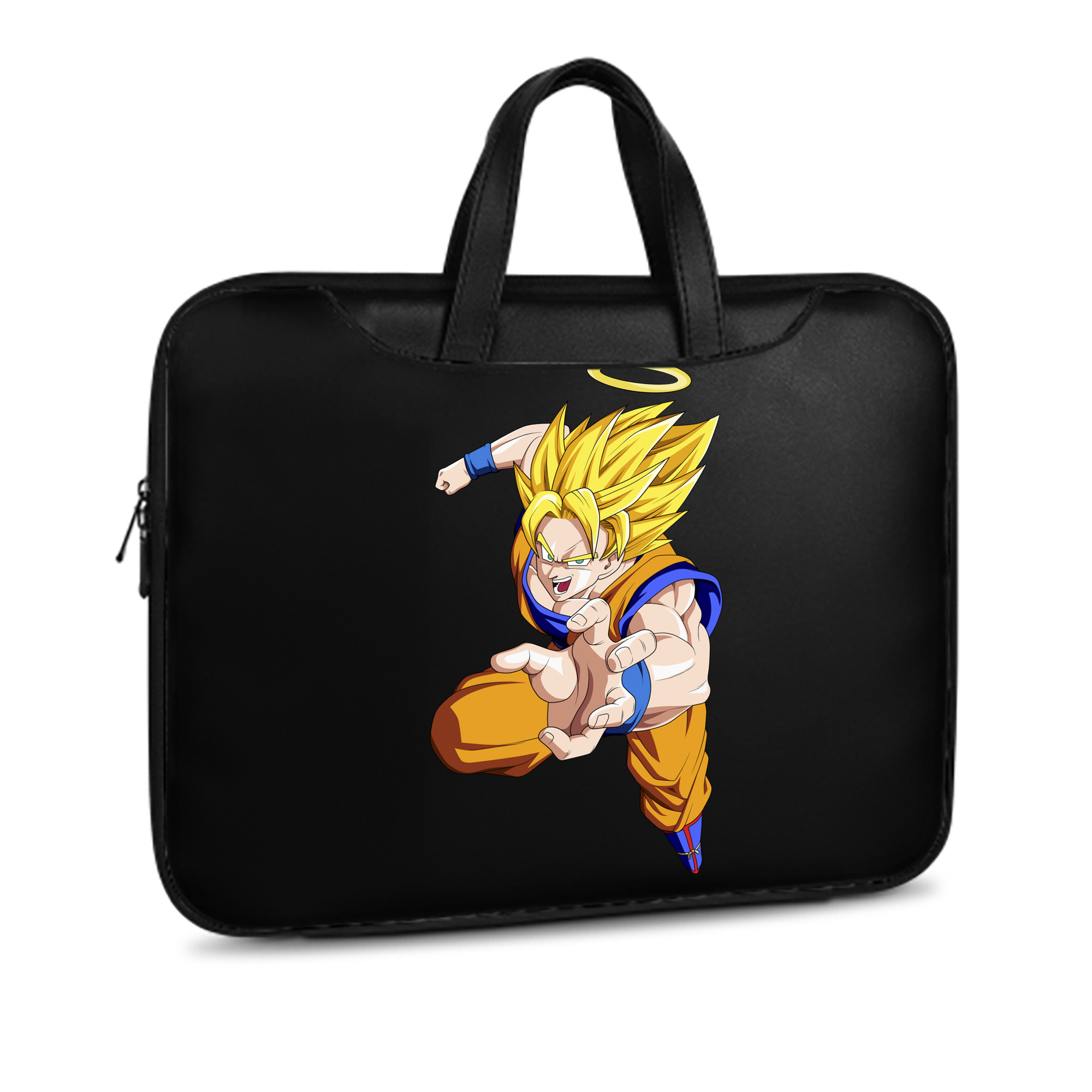 （画像用） ドラゴンボール 孫悟空（そん ごくう）Son Goku カカロット DRAGON BALL Kakarotto レザーラップトップバッグ　ノートパソコンケース
