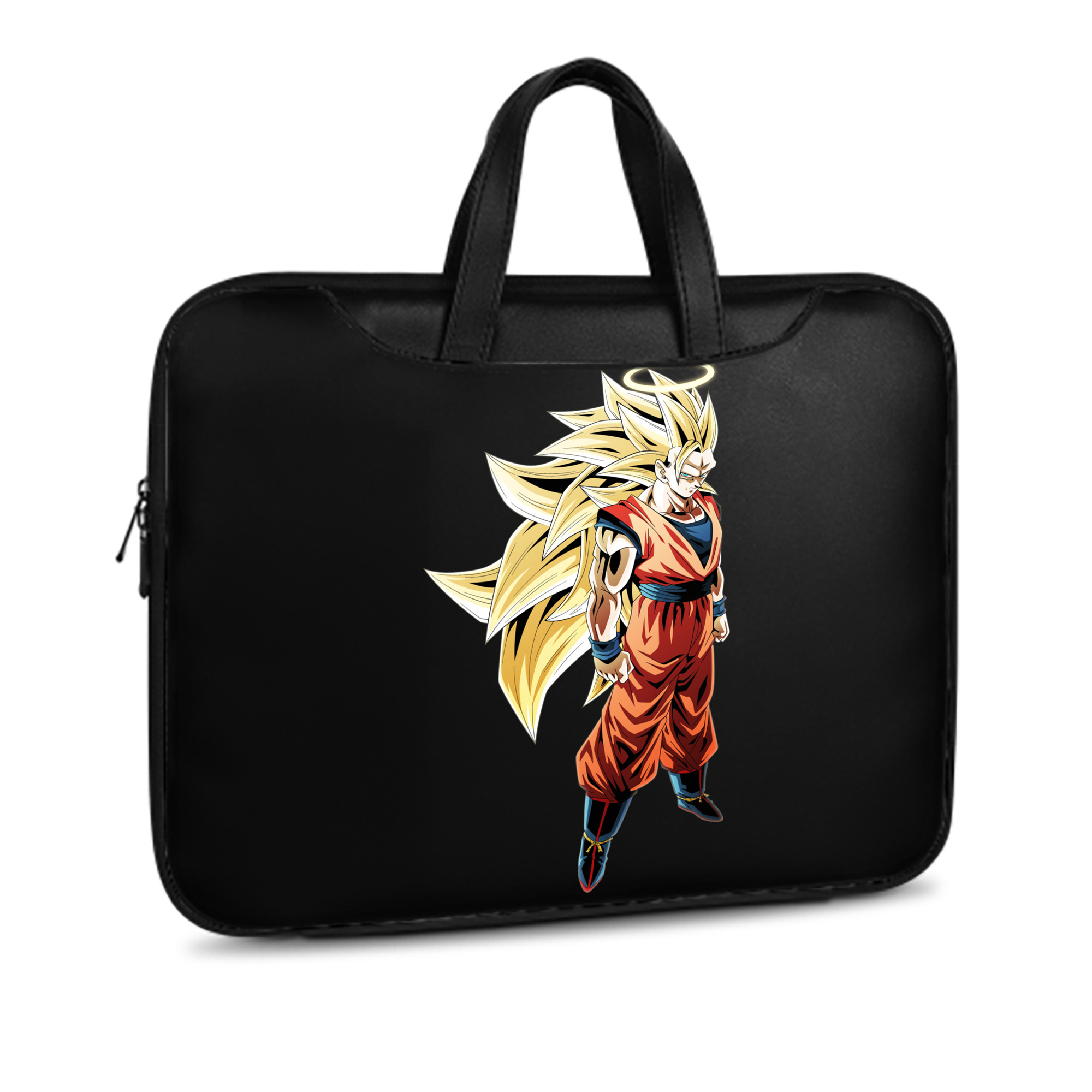 （画像用） ドラゴンボール 孫悟空（そん ごくう）Son Goku カカロット DRAGON BALL Kakarotto レザーラップトップバッグ　ノートパソコンケース