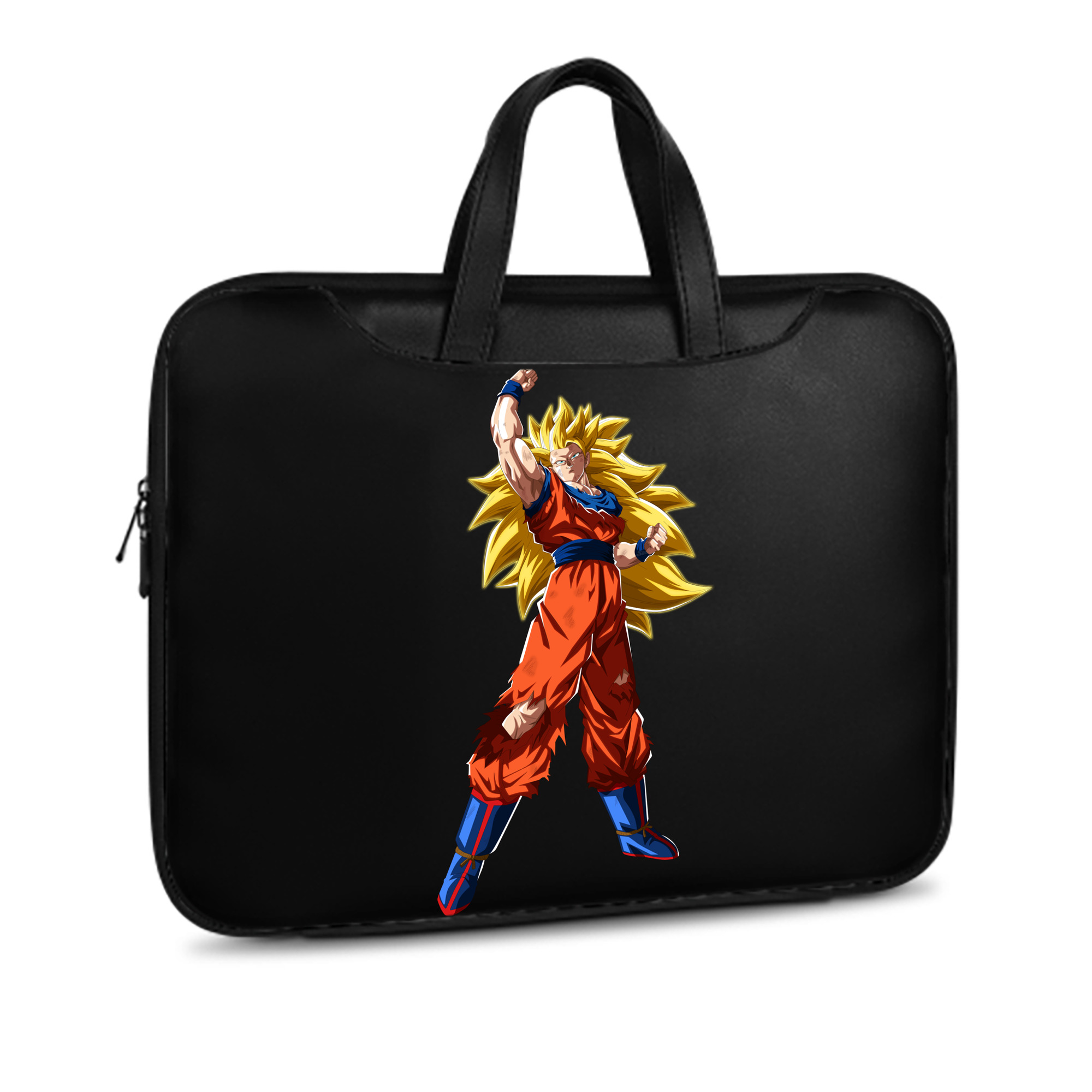 （画像用） ドラゴンボール 孫悟空（そん ごくう）Son Goku カカロット DRAGON BALL Kakarotto レザーラップトップバッグ　ノートパソコンケース