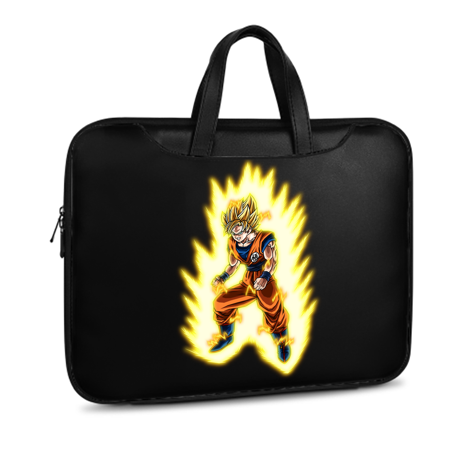 （画像用） ドラゴンボール 孫悟空（そん ごくう）Son Goku カカロット DRAGON BALL Kakarotto レザーラップトップバッグ　ノートパソコンケース