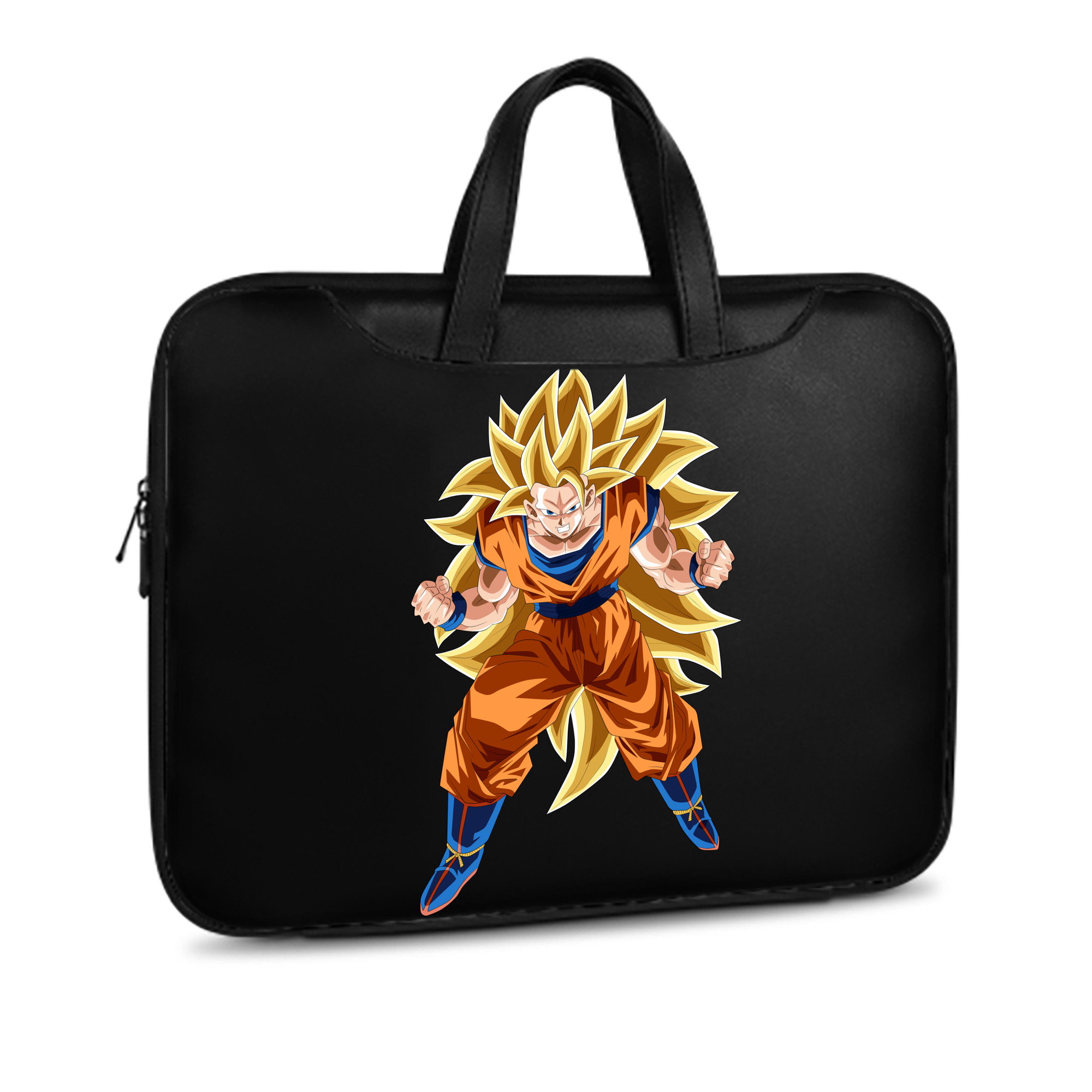 （画像用） ドラゴンボール 孫悟空（そん ごくう）Son Goku カカロット DRAGON BALL Kakarotto レザーラップトップバッグ　ノートパソコンケース