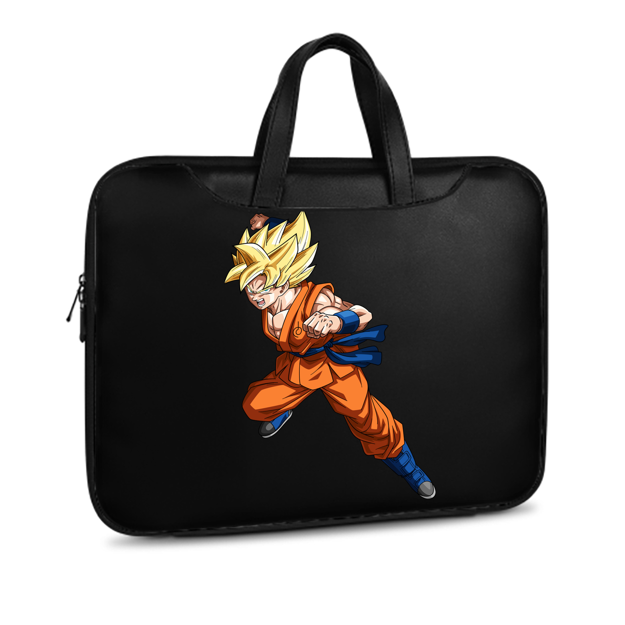 （画像用） ドラゴンボール 孫悟空（そん ごくう）Son Goku カカロット DRAGON BALL Kakarotto レザーラップトップバッグ　ノートパソコンケース