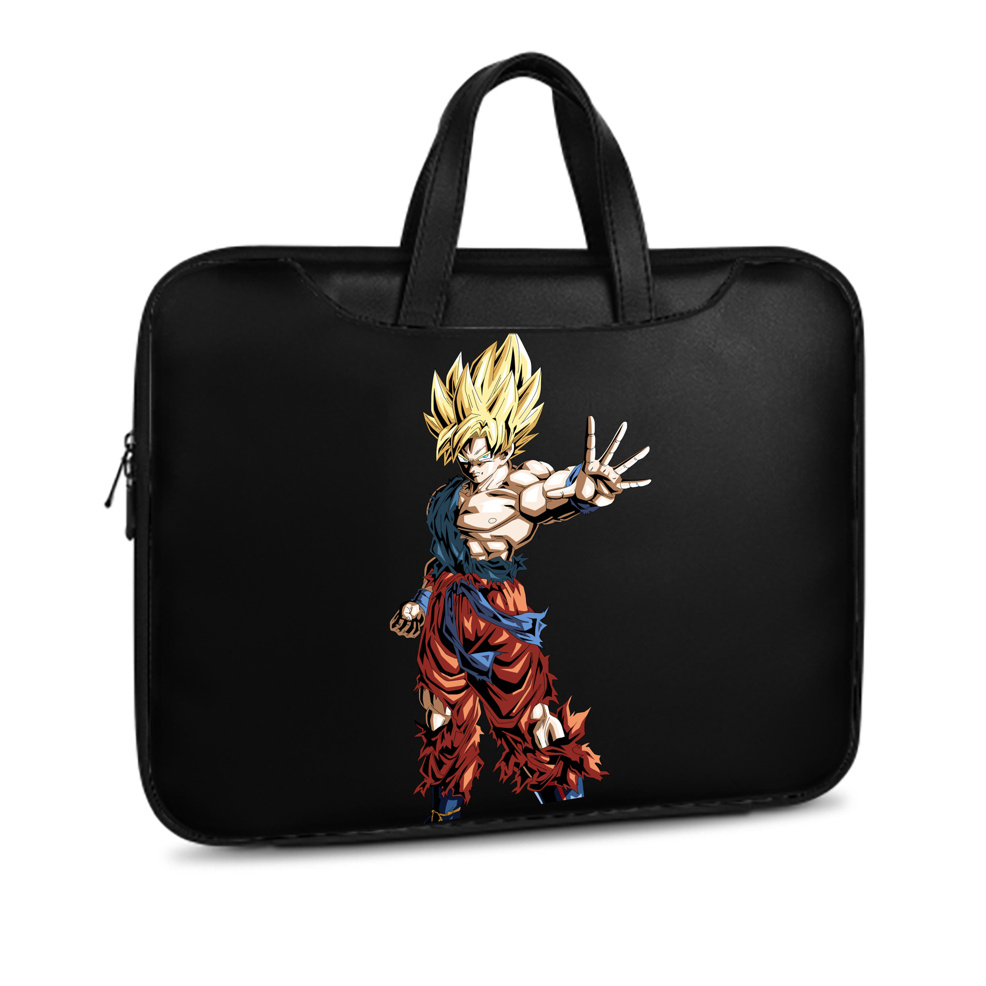 （画像用） ドラゴンボール 孫悟空（そん ごくう）Son Goku カカロット DRAGON BALL Kakarotto レザーラップトップバッグ　ノートパソコンケース