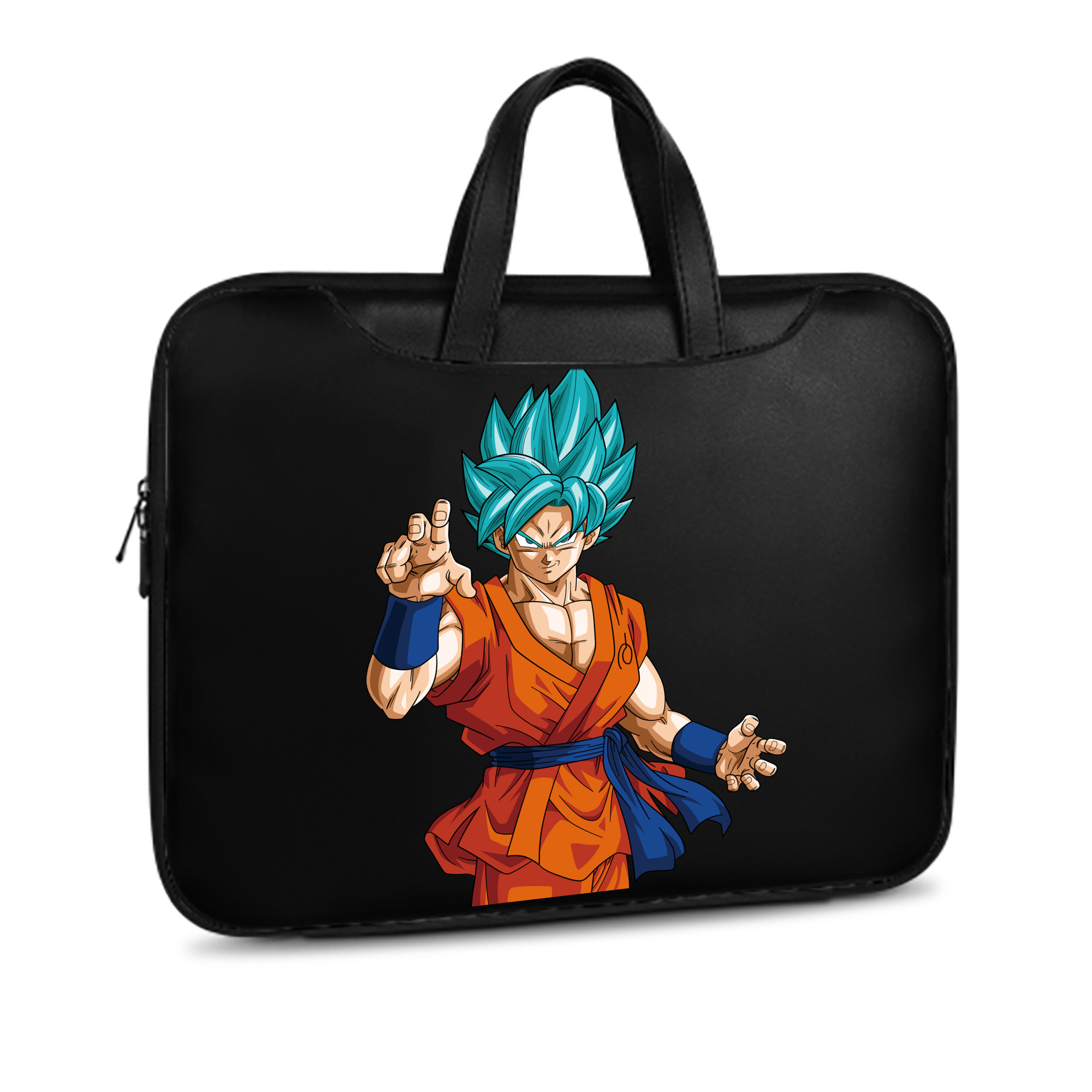 （画像用） ドラゴンボール 孫悟空（そん ごくう）Son Goku カカロット DRAGON BALL Kakarotto レザーラップトップバッグ　ノートパソコンケース