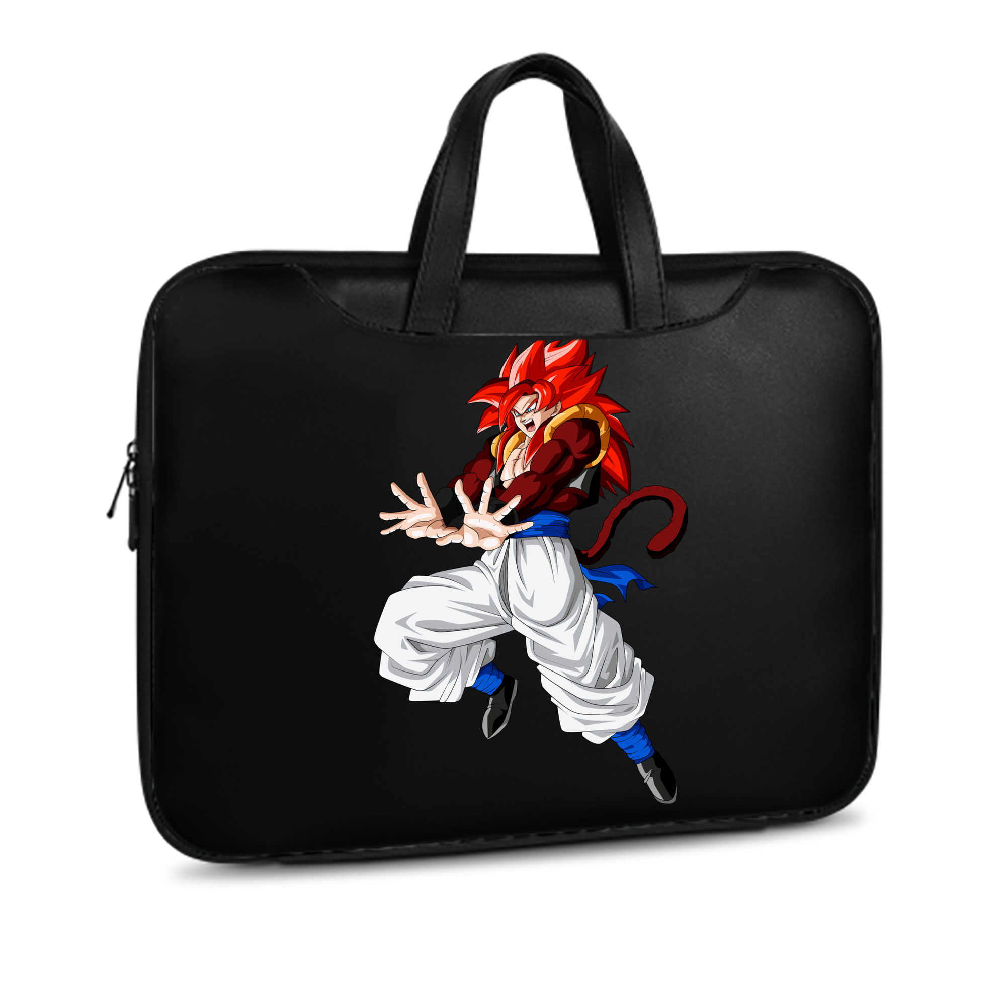 （画像用） ドラゴンボール 孫悟空（そん ごくう）Son Goku カカロット DRAGON BALL Kakarotto レザーラップトップバッグ　ノートパソコンケース