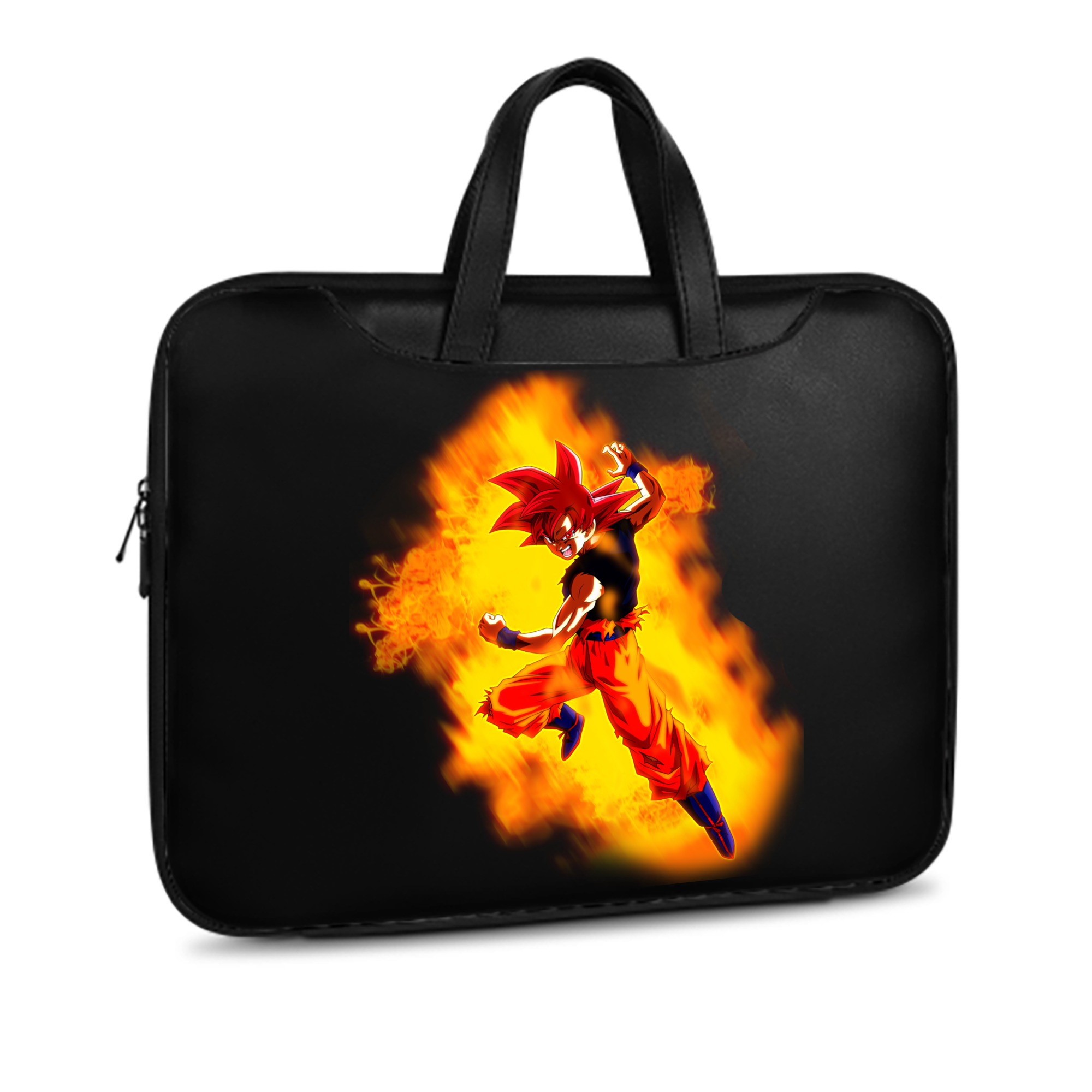 （画像用） ドラゴンボール 孫悟空（そん ごくう）Son Goku カカロット DRAGON BALL Kakarotto レザーラップトップバッグ　ノートパソコンケース