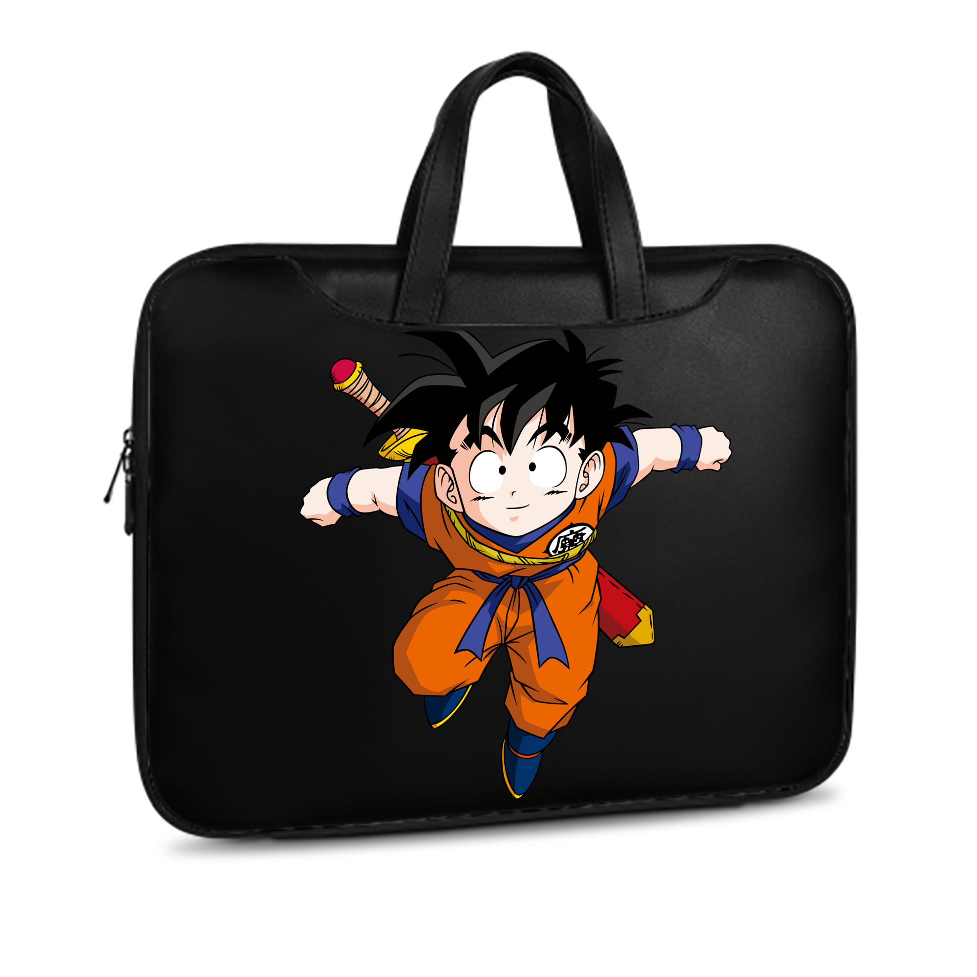 （画像用） ドラゴンボール 孫悟空（そん ごくう）Son Goku カカロット DRAGON BALL Kakarotto レザーラップトップバッグ　ノートパソコンケース