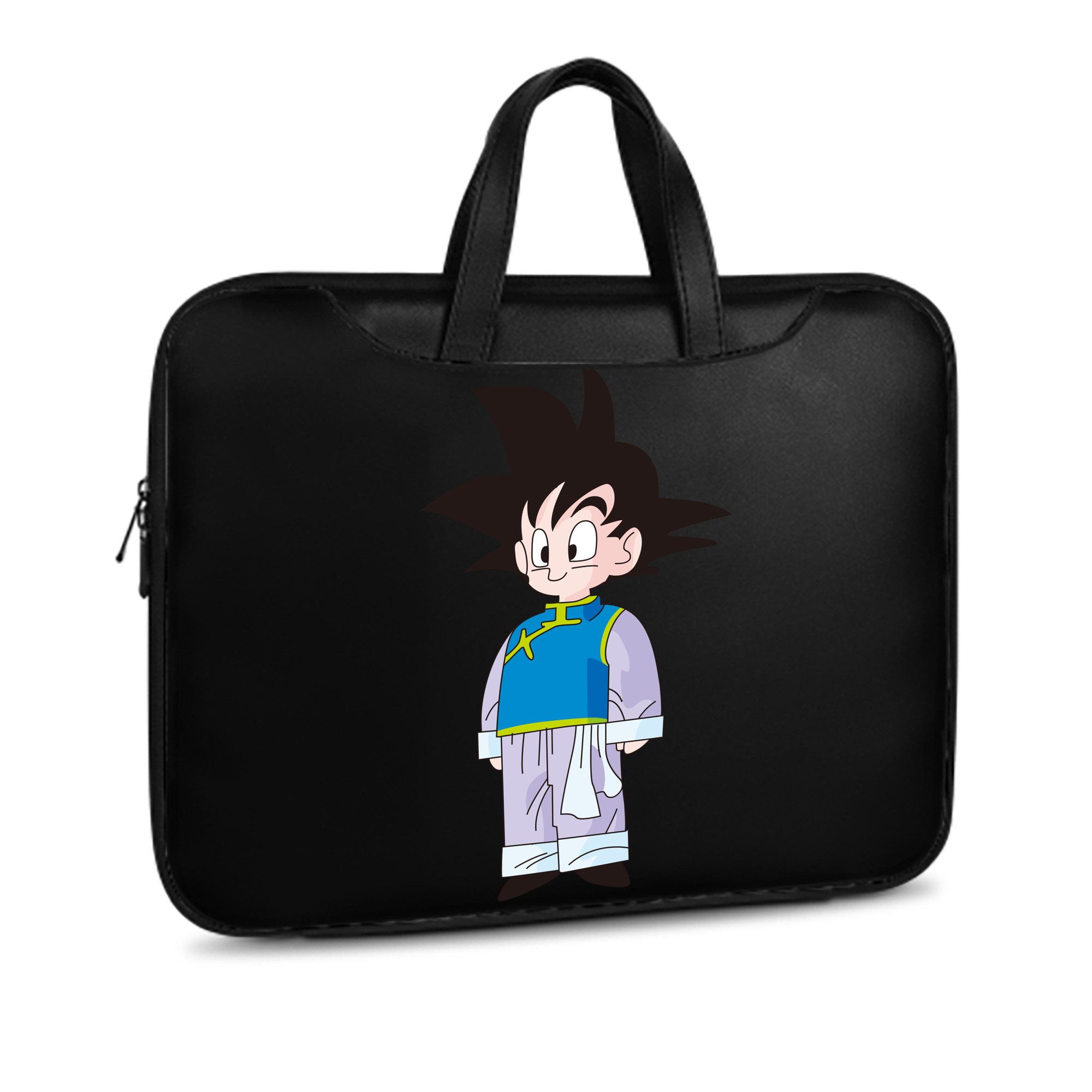 （画像用） ドラゴンボール 孫悟空（そん ごくう）Son Goku カカロット DRAGON BALL Kakarotto レザーラップトップバッグ　ノートパソコンケース