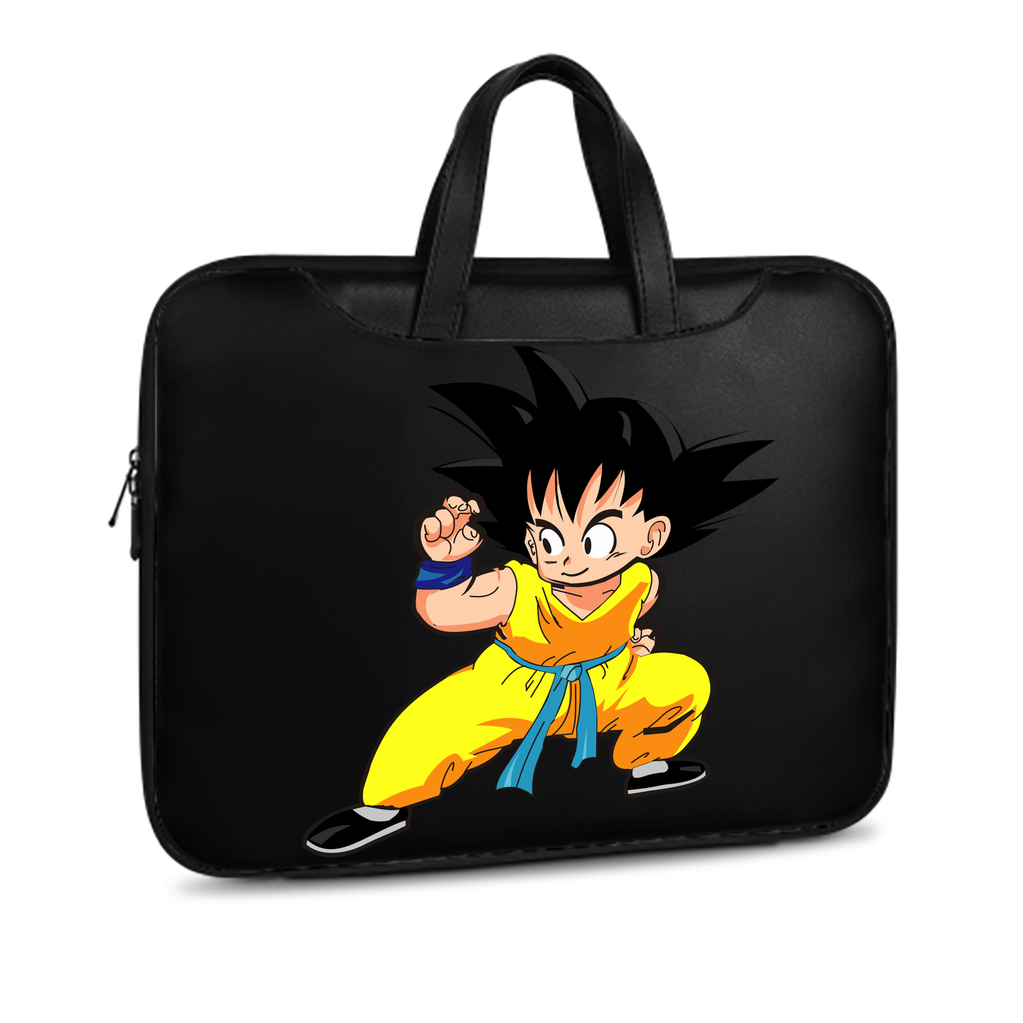 （画像用） ドラゴンボール 孫悟空（そん ごくう）Son Goku カカロット DRAGON BALL Kakarotto レザーラップトップバッグ　ノートパソコンケース