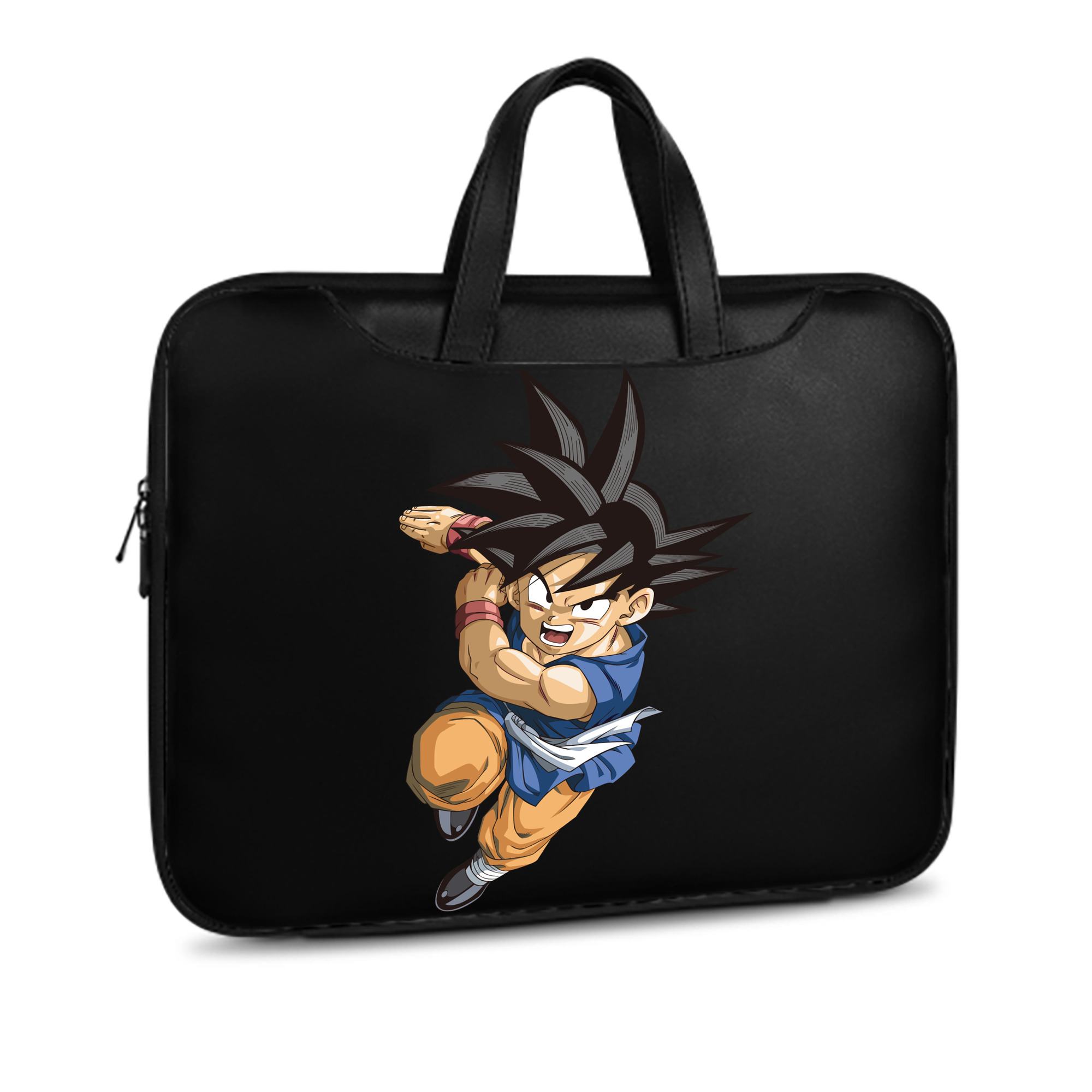 （画像用） ドラゴンボール 孫悟空（そん ごくう）Son Goku カカロット DRAGON BALL Kakarotto レザーラップトップバッグ　ノートパソコンケース