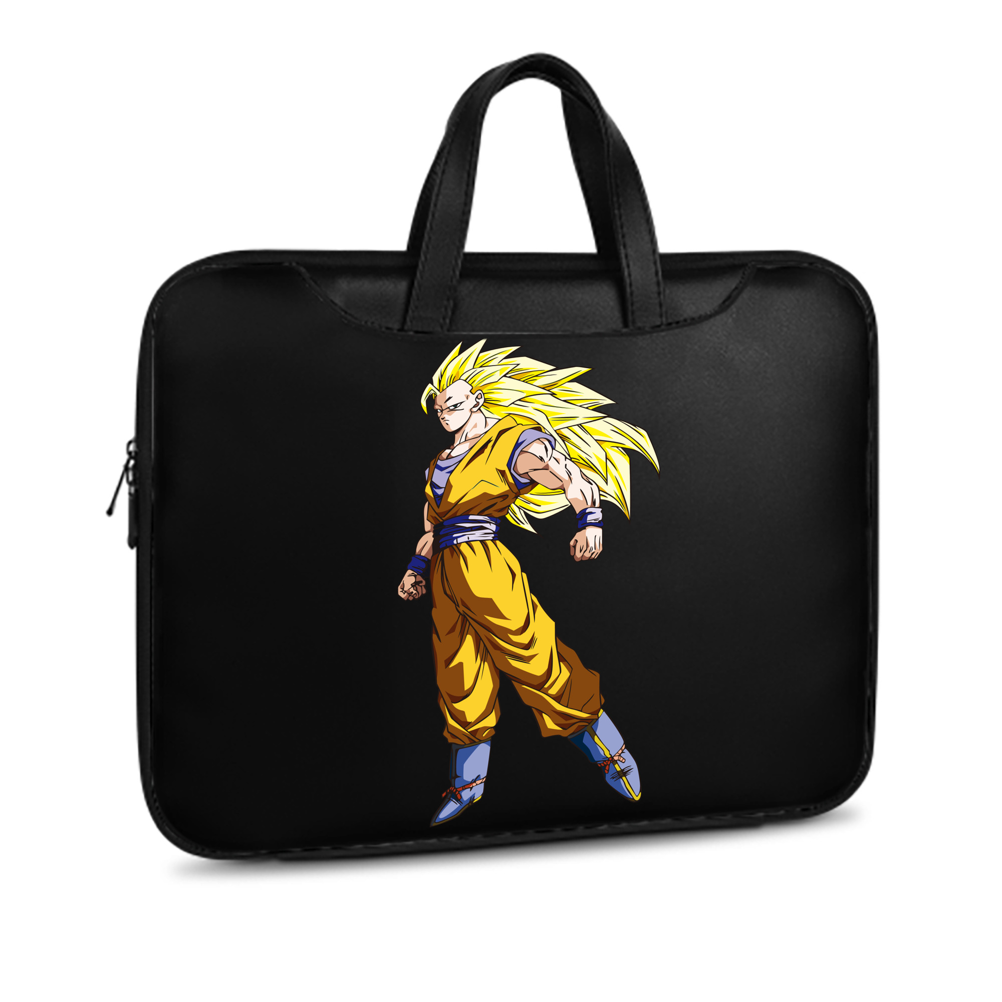 （画像用） ドラゴンボール 孫悟空（そん ごくう）Son Goku カカロット DRAGON BALL Kakarotto レザーラップトップバッグ　ノートパソコンケース