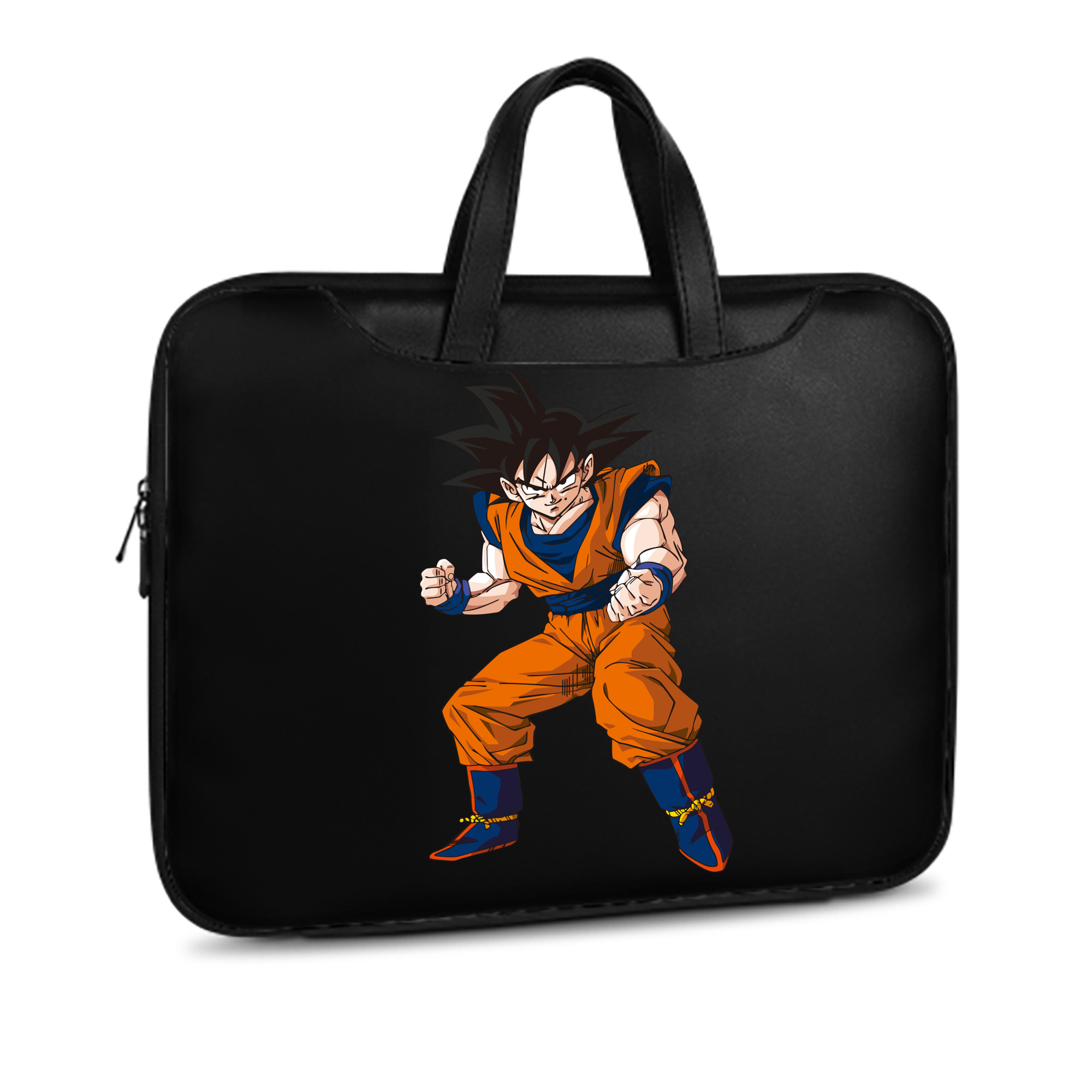 （画像用） ドラゴンボール 孫悟空（そん ごくう）Son Goku カカロット DRAGON BALL Kakarotto レザーラップトップバッグ　ノートパソコンケース