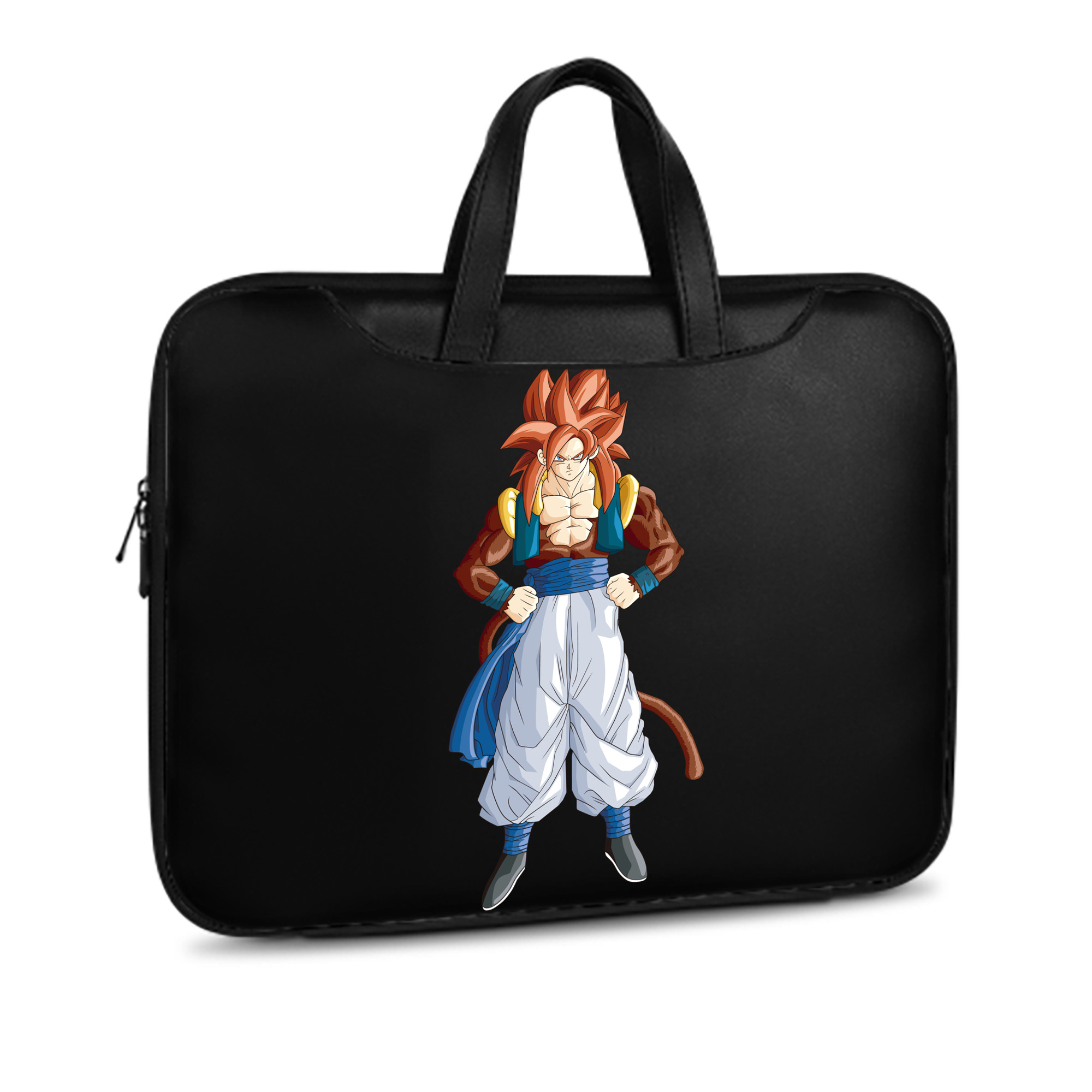 （画像用） ドラゴンボール 孫悟空（そん ごくう）Son Goku カカロット DRAGON BALL Kakarotto レザーラップトップバッグ　ノートパソコンケース