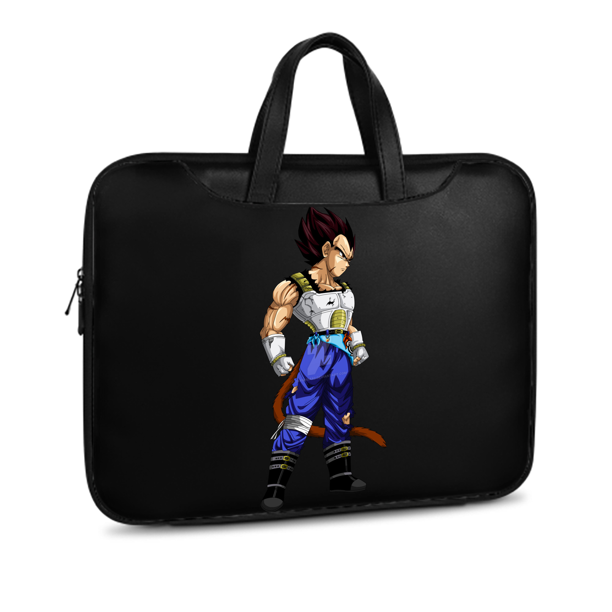 （画像用） ドラゴンボール ベジータ四世（Bejīta Yonsei）DRAGON BALL Vegeta IV レザーラップトップバッグ　ノートパソコンケース