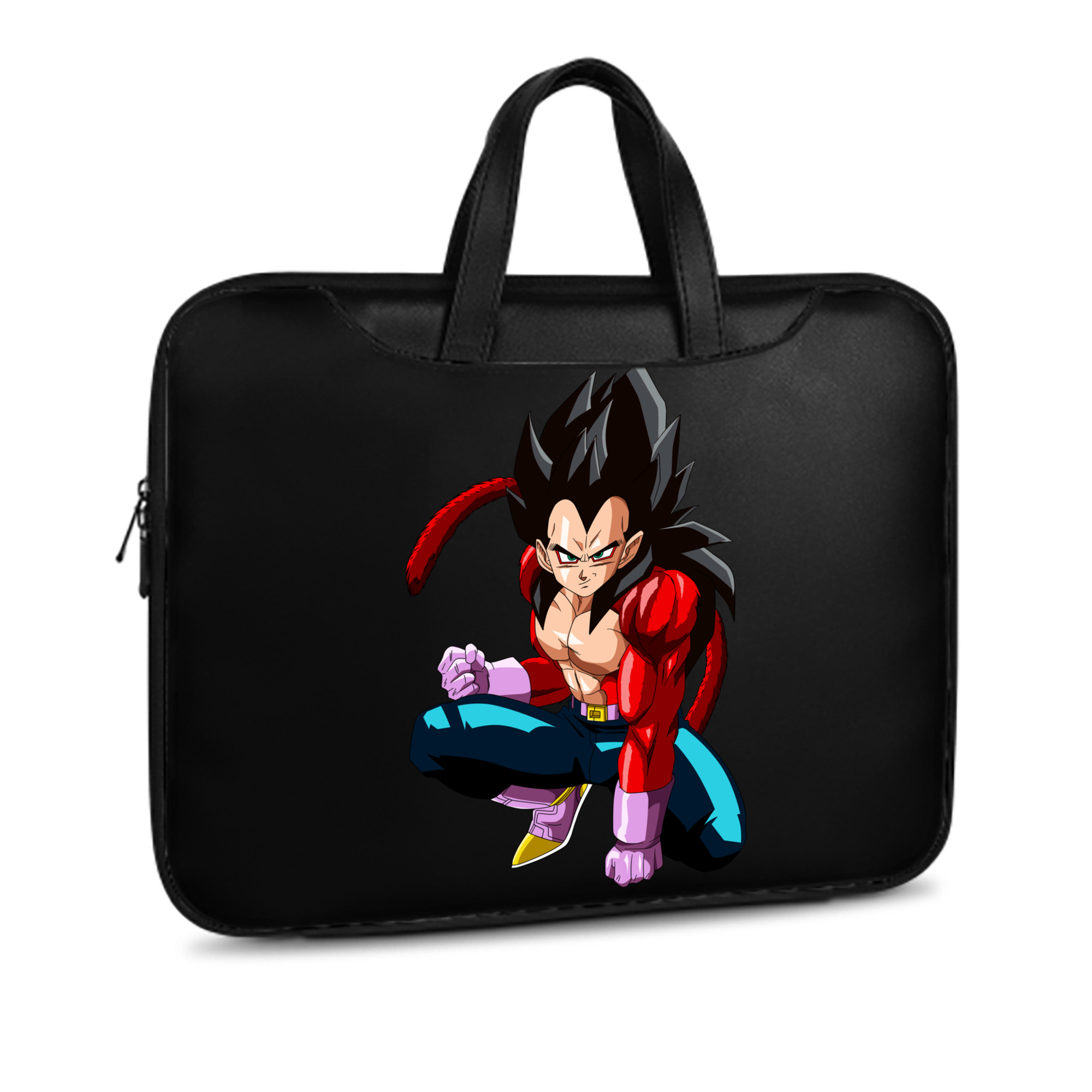（画像用） ドラゴンボール ベジータ四世（Bejīta Yonsei）DRAGON BALL Vegeta IV レザーラップトップバッグ　ノートパソコンケース
