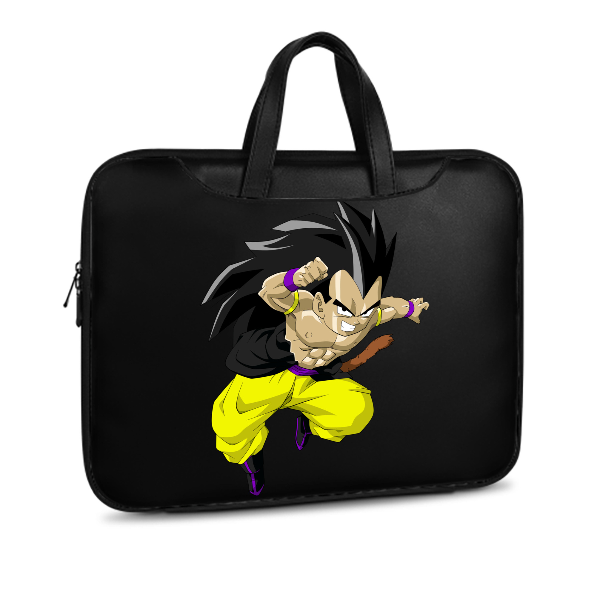 （画像用） ドラゴンボール ベジータ四世（Bejīta Yonsei）DRAGON BALL Vegeta IV レザーラップトップバッグ　ノートパソコンケース