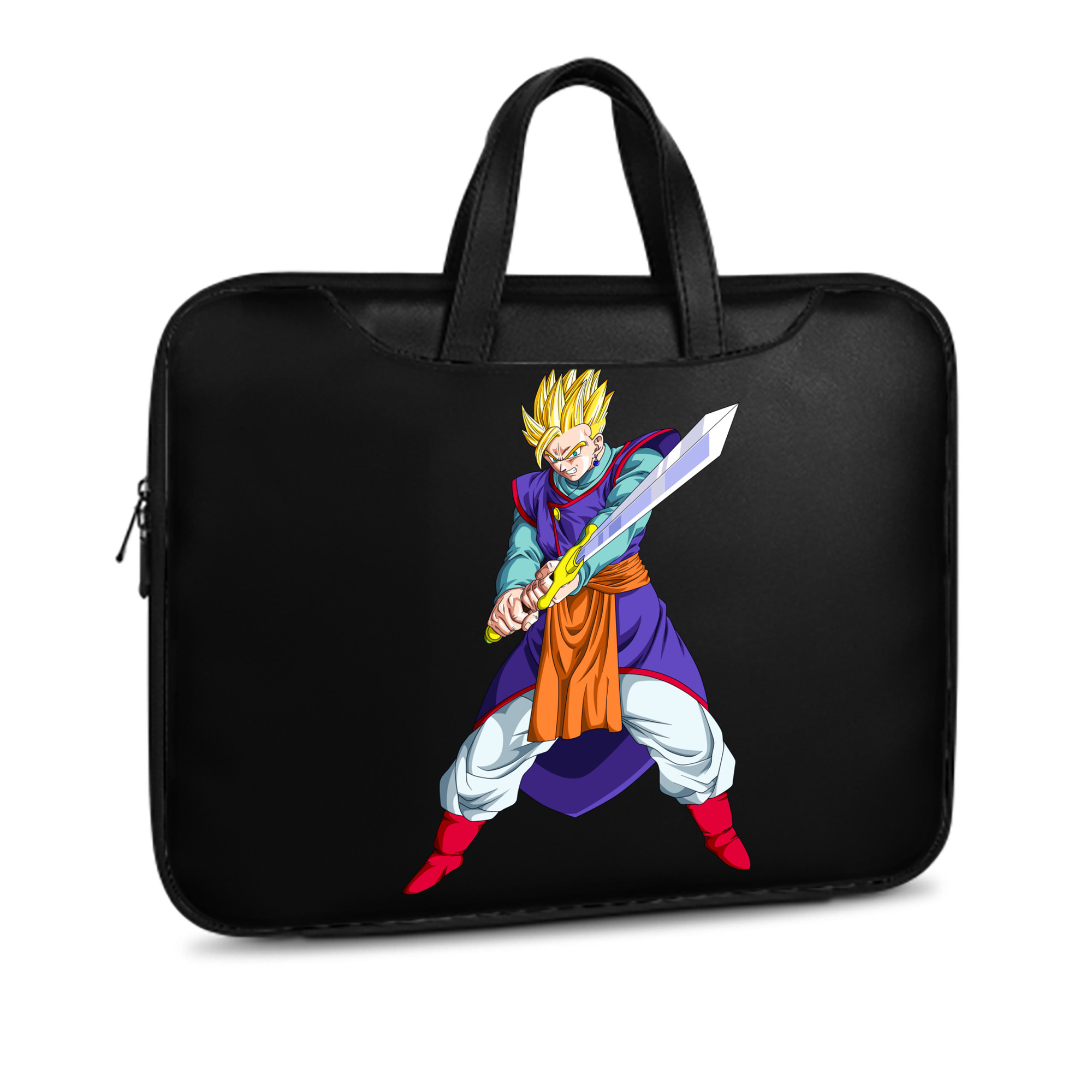 （画像用） ドラゴンボール 孫 悟飯（そんごはん）DRAGON BALL Son Gohan レザーラップトップバッグ　ノートパソコンケース