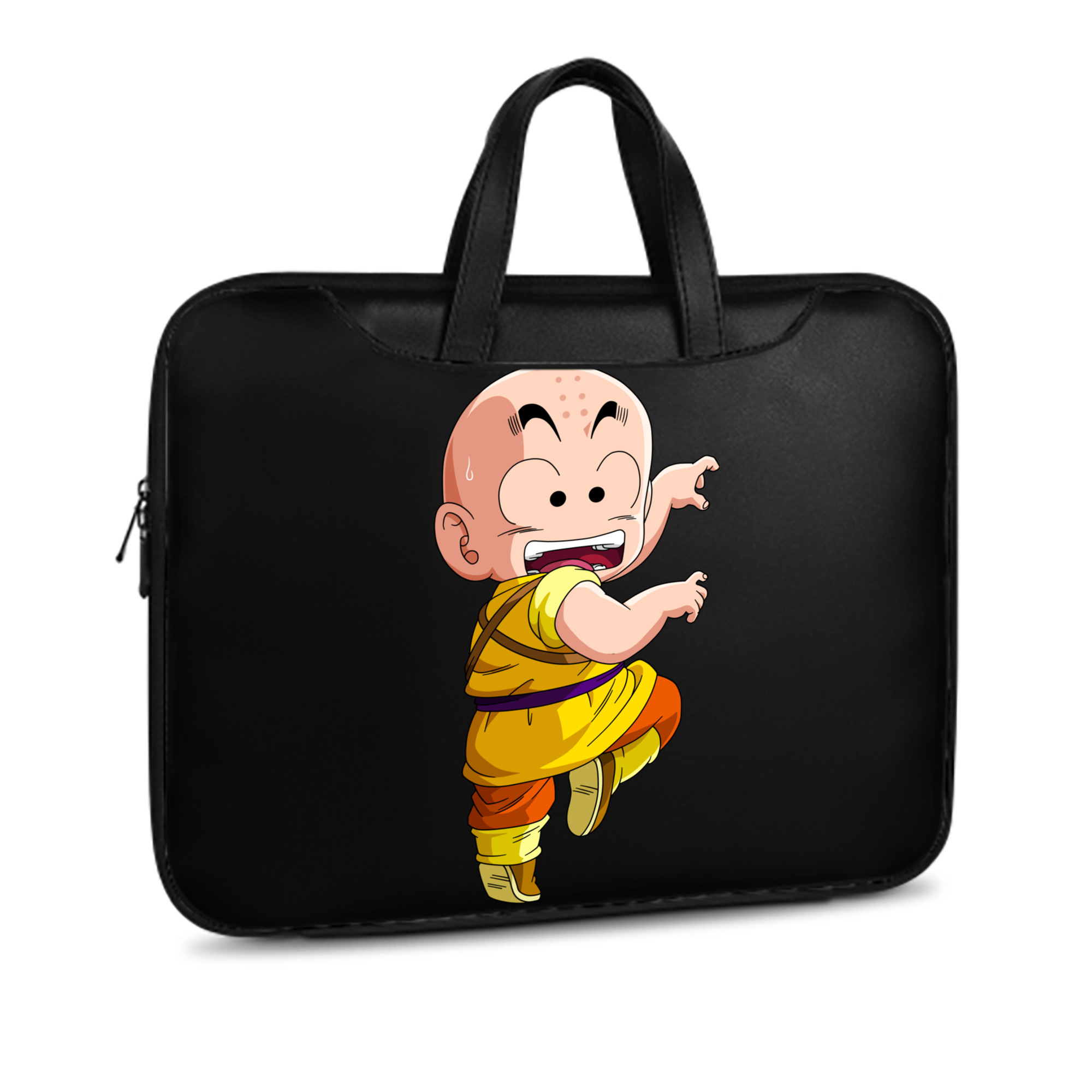 （画像用） ドラゴンボール クリリン DRAGON BALL krillin レザーラップトップバッグ　ノートパソコンケース