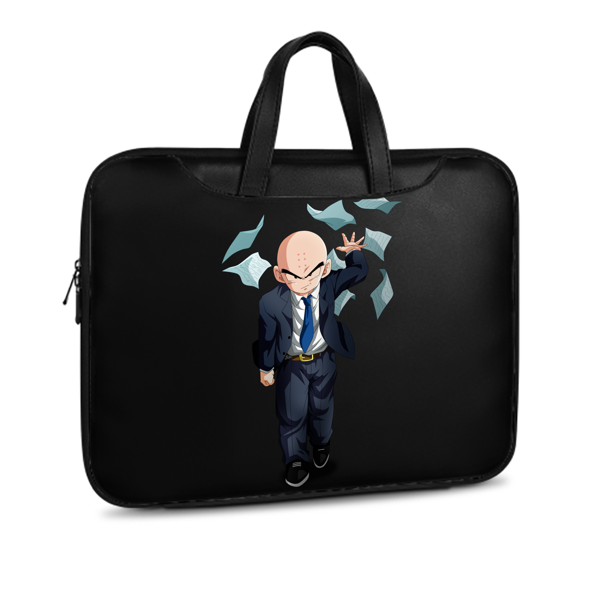 （画像用） ドラゴンボール クリリン DRAGON BALL krillin レザーラップトップバッグ　ノートパソコンケース