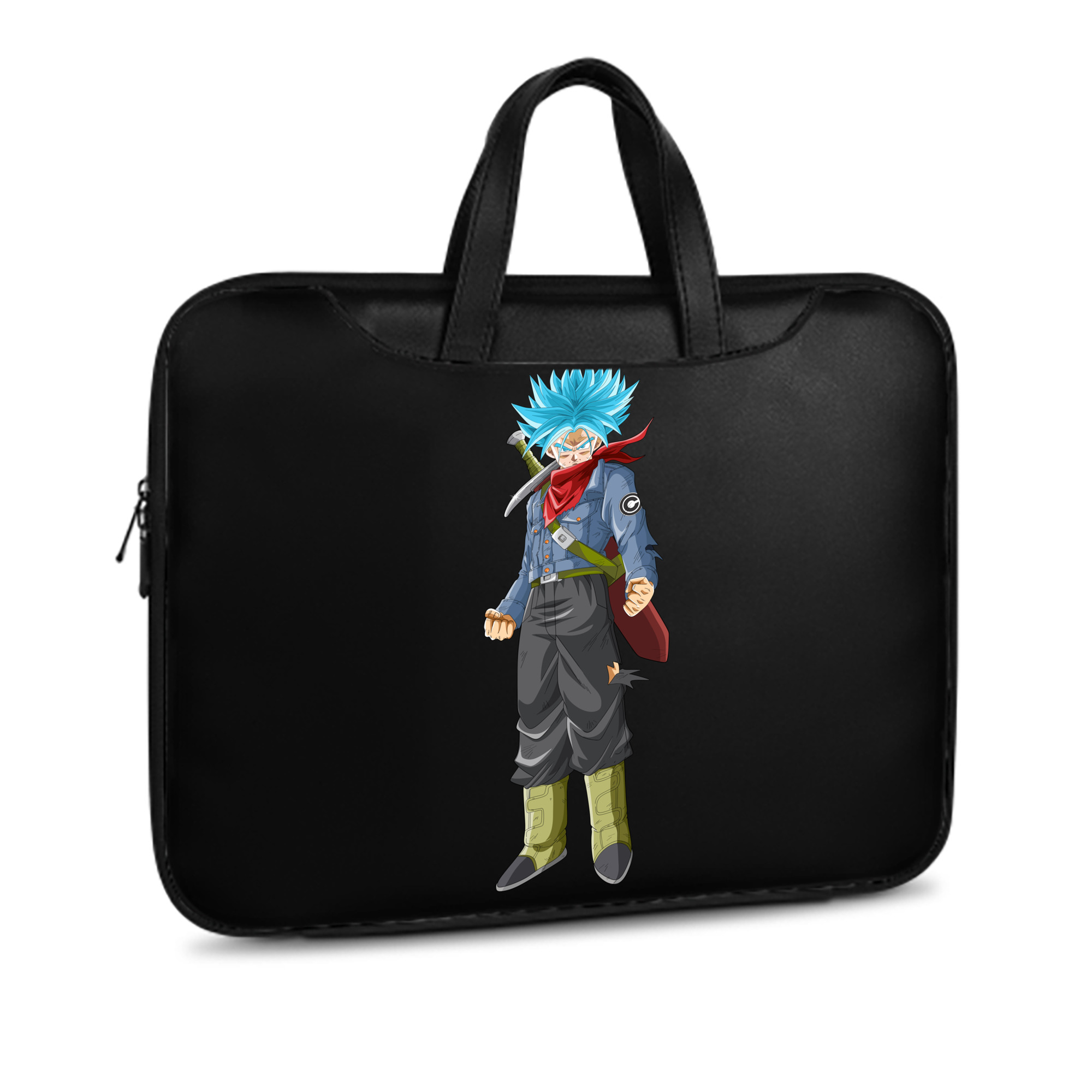 （画像用） ドラゴンボール トランクス（Torankusu）DRAGON BALL Trunks レザーラップトップバッグ　ノートパソコンケース