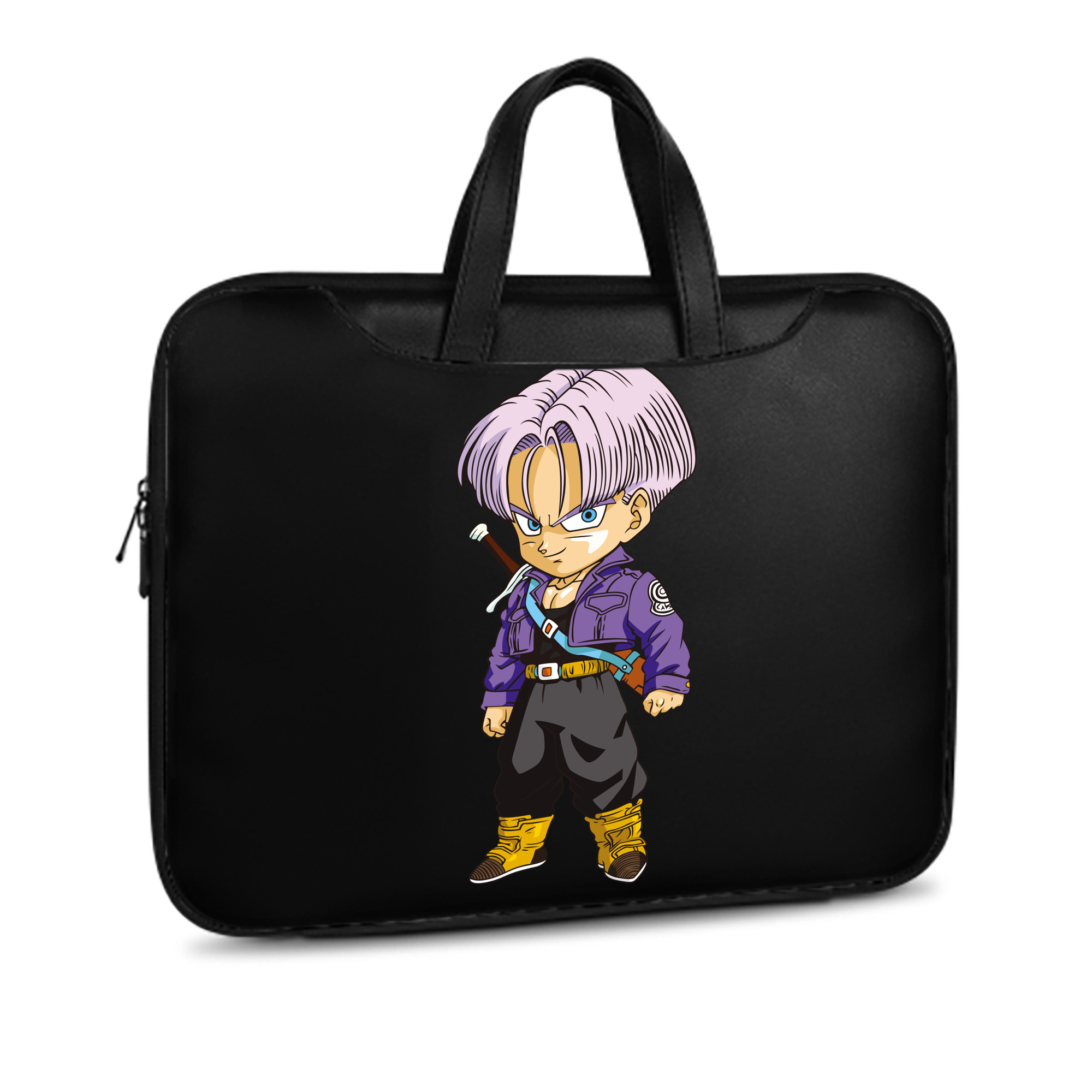 （画像用） ドラゴンボール トランクス（Torankusu）DRAGON BALL Trunks レザーラップトップバッグ　ノートパソコンケース
