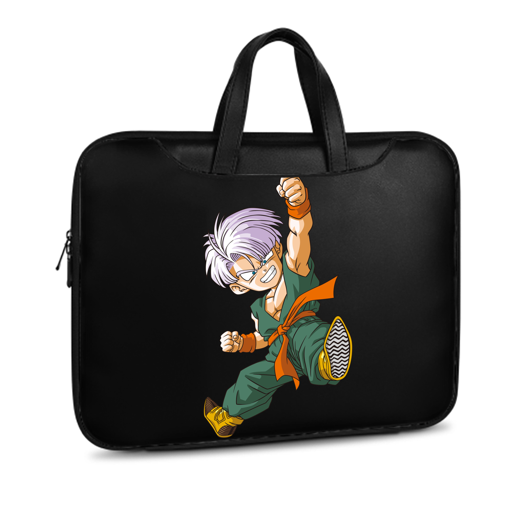 （画像用） ドラゴンボール トランクス（Torankusu）DRAGON BALL Trunks レザーラップトップバッグ　ノートパソコンケース