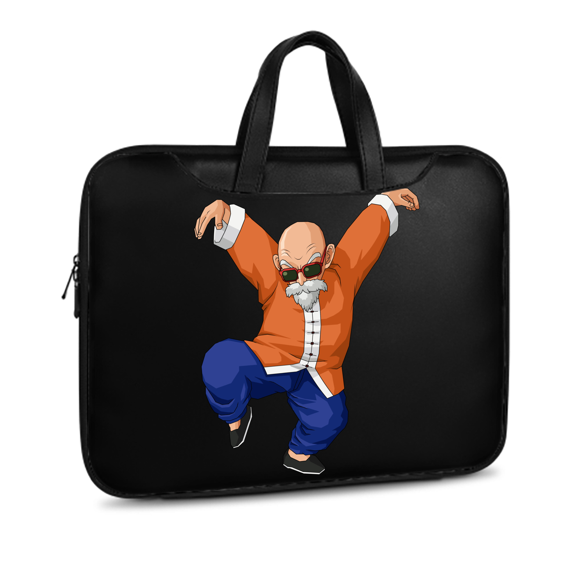 （画像用） ドラゴンボール 亀仙人（かめせんにん） DRAGON BALL Master Roshi Kame Sennin レザーラップトップバッグ　ノートパソコンケース