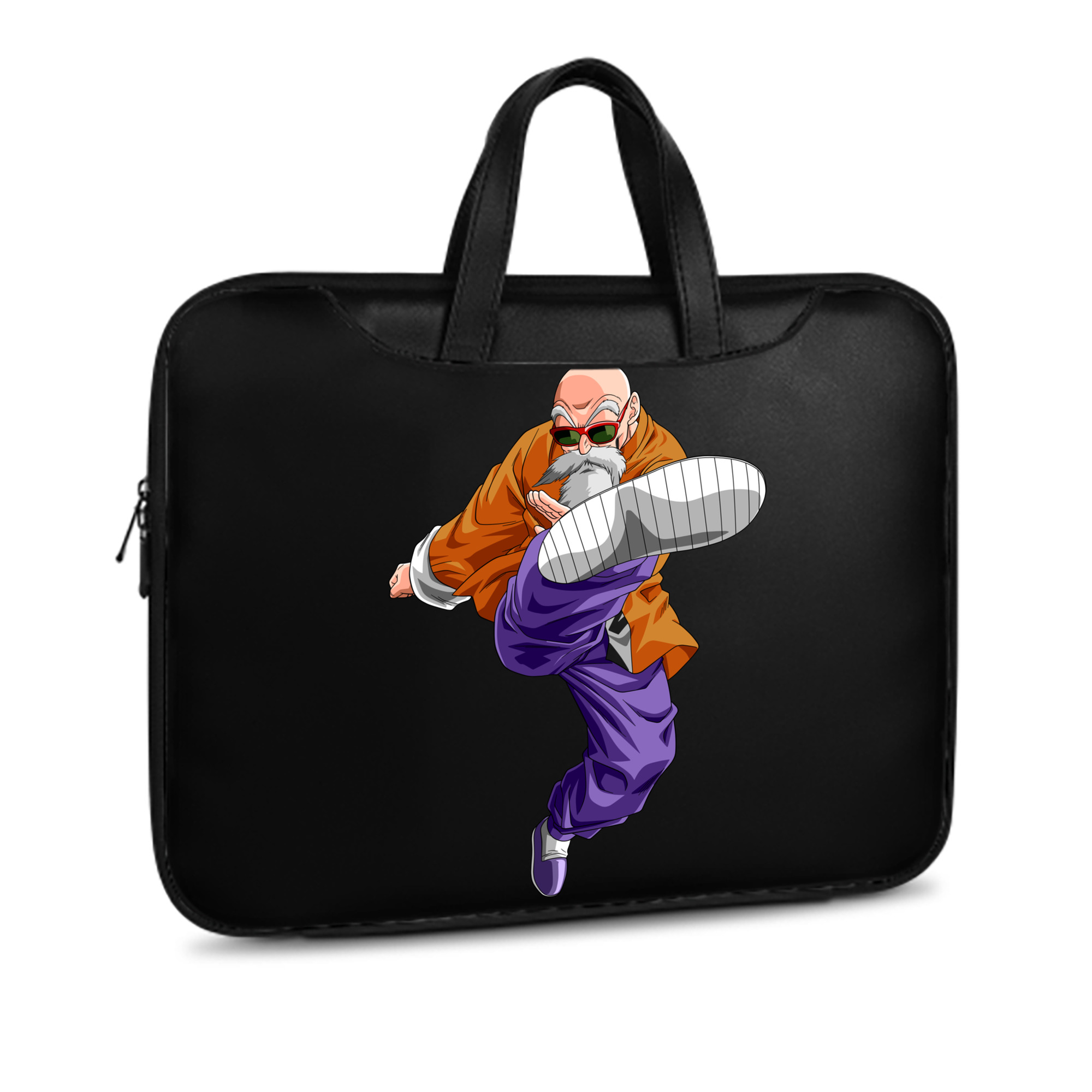 （画像用） ドラゴンボール 亀仙人（かめせんにん） DRAGON BALL Master Roshi Kame Sennin レザーラップトップバッグ　ノートパソコンケース