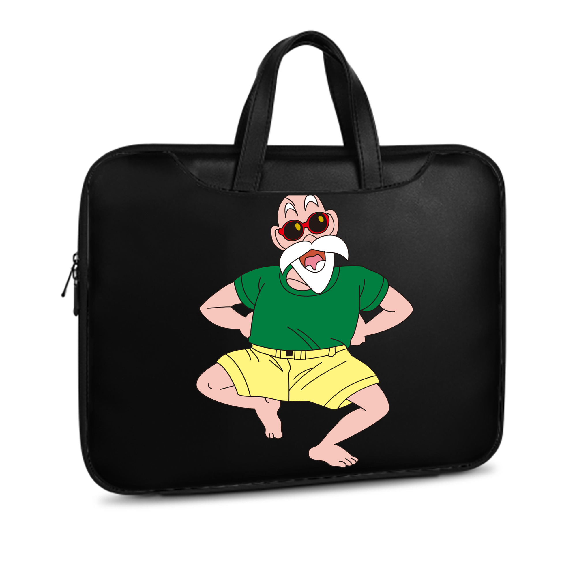 （画像用） ドラゴンボール 亀仙人（かめせんにん） DRAGON BALL Master Roshi Kame Sennin レザーラップトップバッグ　ノートパソコンケース