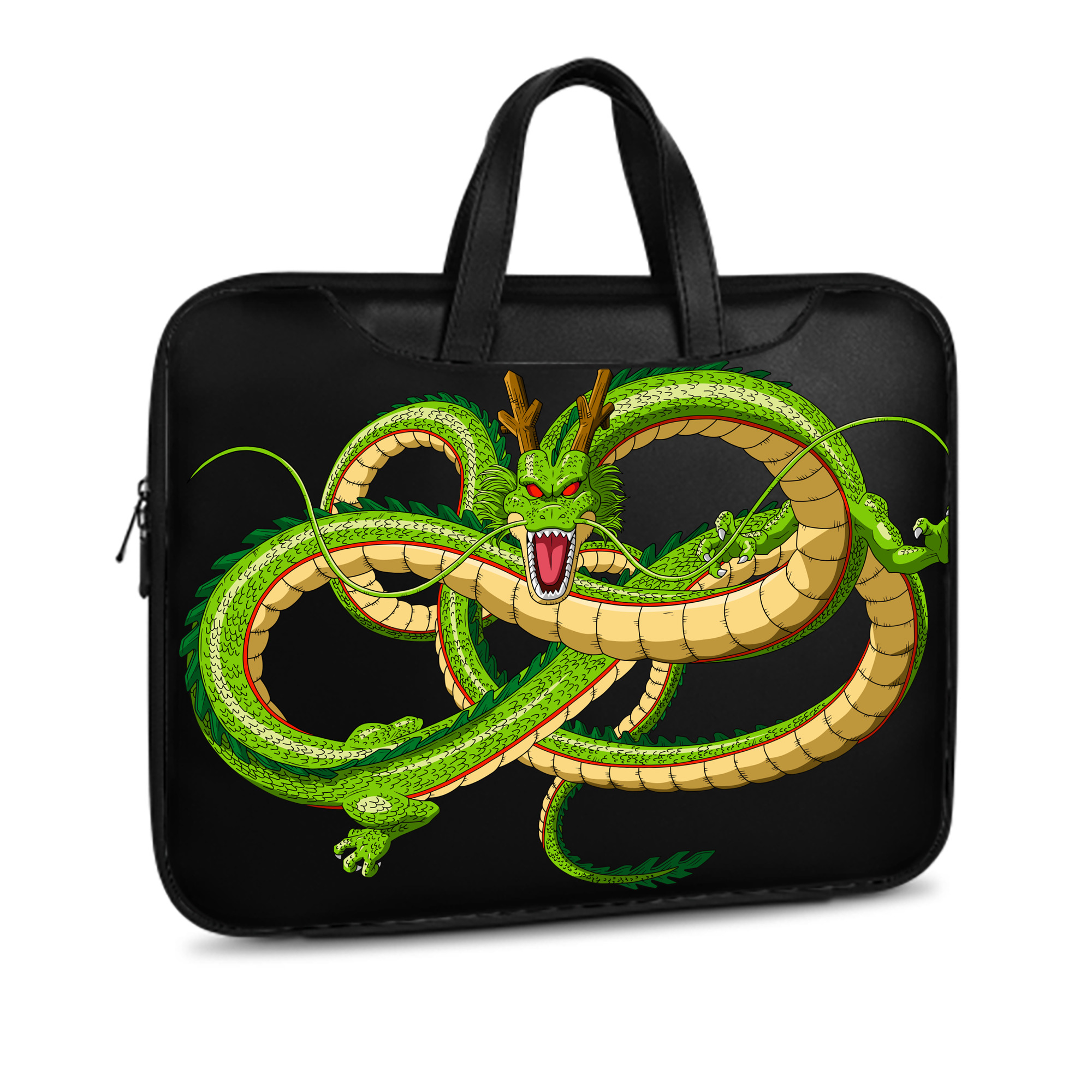 （画像用） ドラゴンボール 神龍 シェンロン DRAGON BALL Shenron レザーラップトップバッグ　ノートパソコンケース